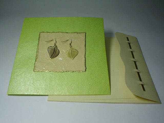 “Earring” Greeting Card