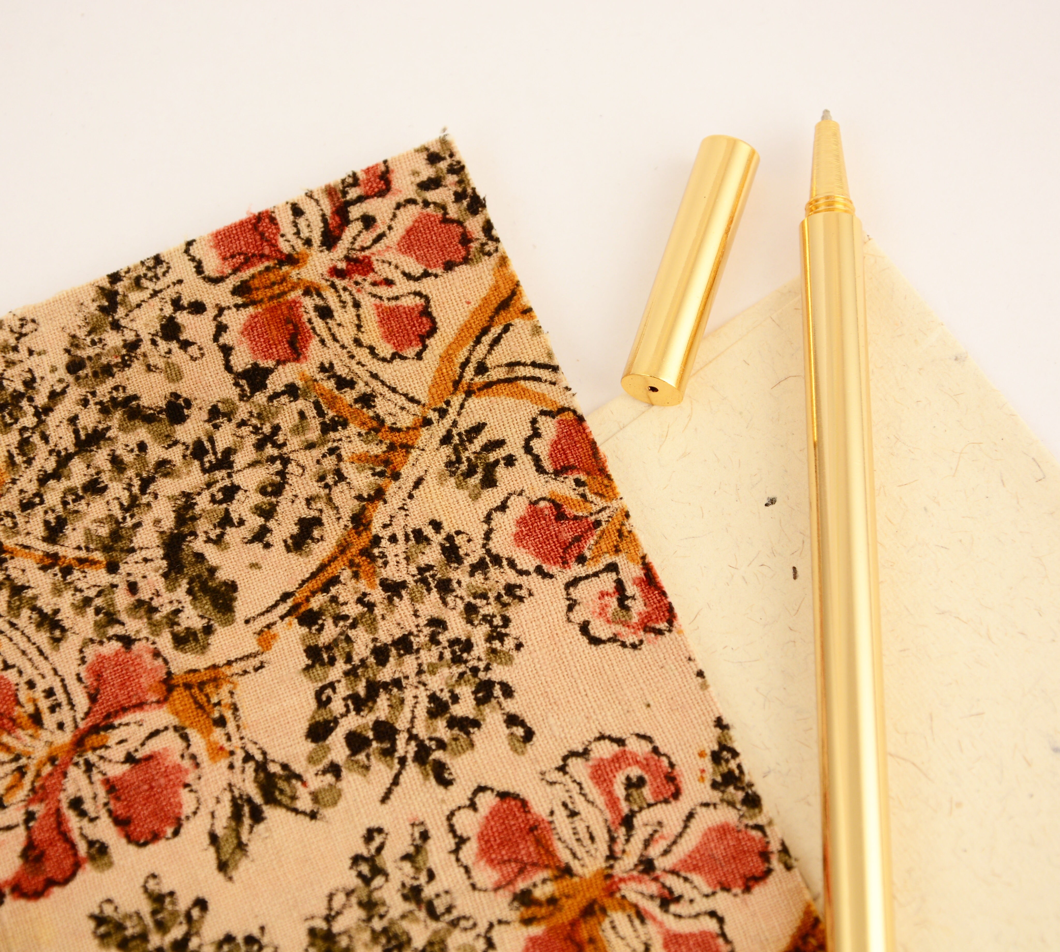 Handloom cotton notecards