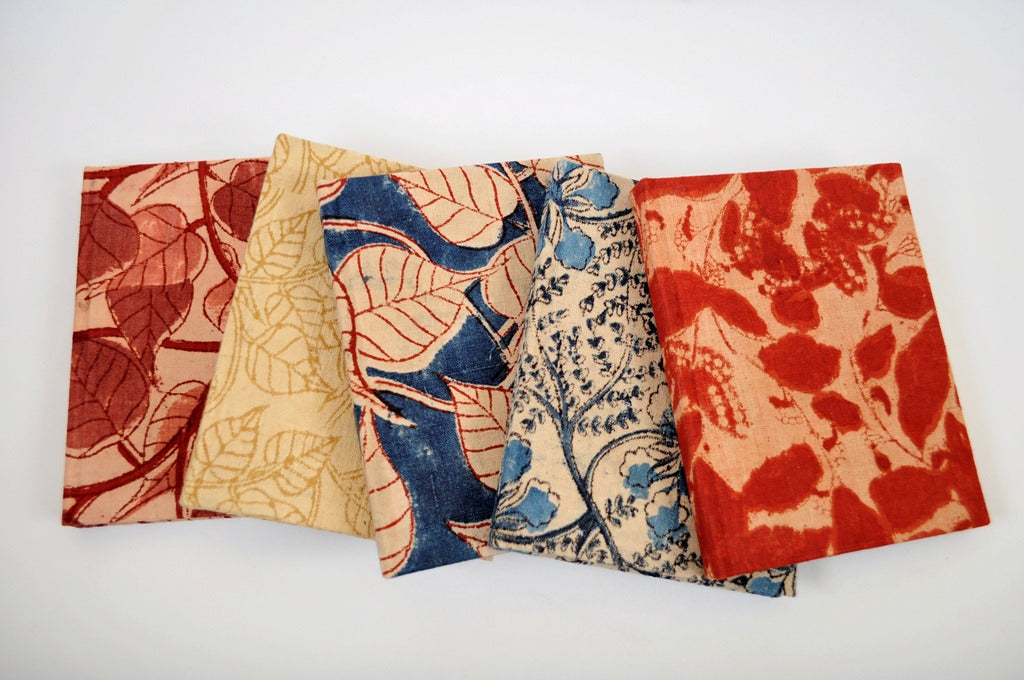 Hand-woven Cotton Journal With Prints in Vegetable Dye