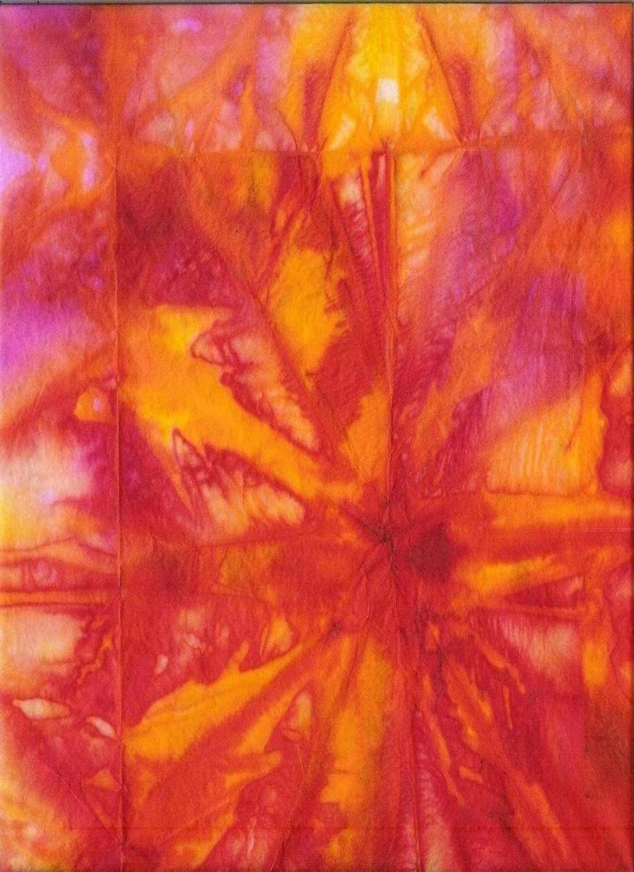 Vintage tie ‘n’ dye paper from 10 years ago