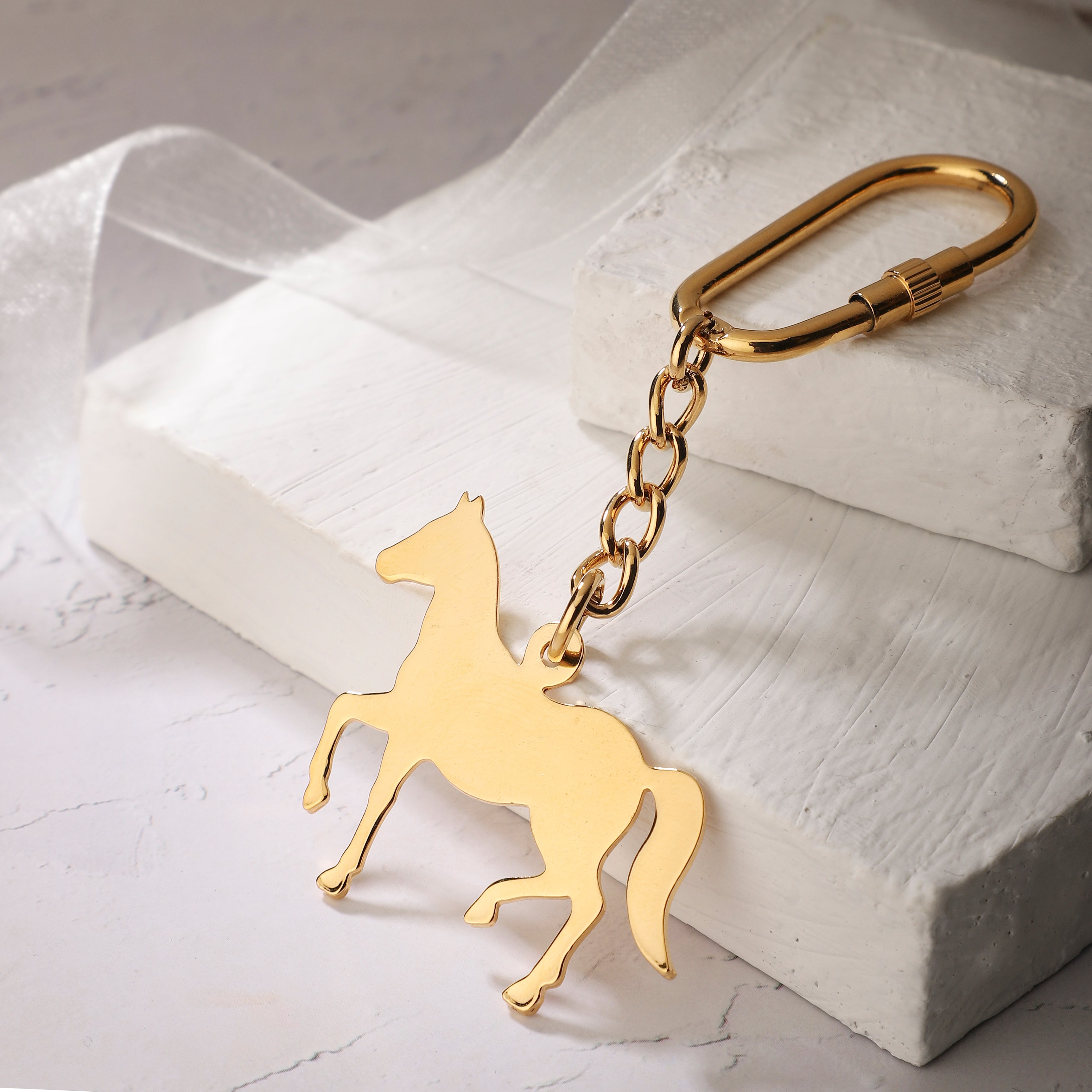 Buy Gold Key Ring Online In India -  India