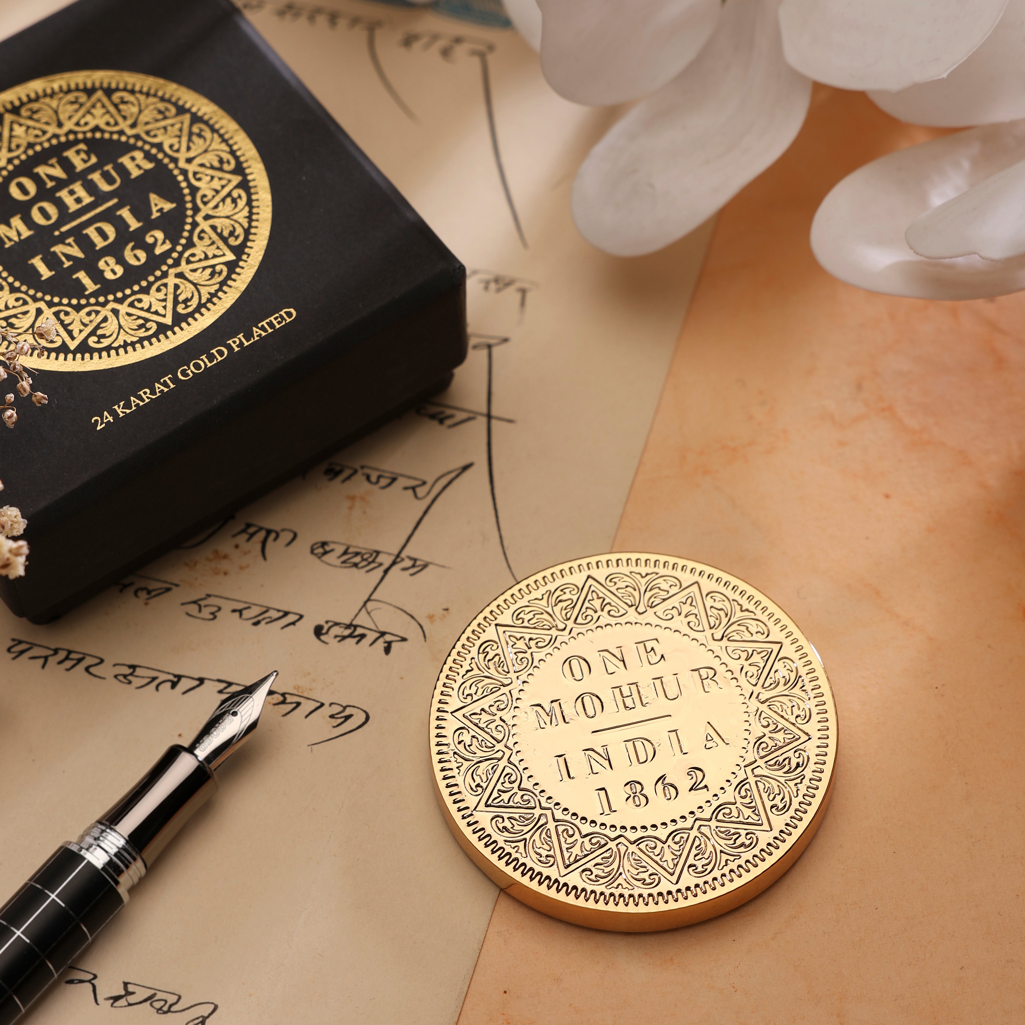 Paperweight: One Mohur Coin Design | Anand Prakash