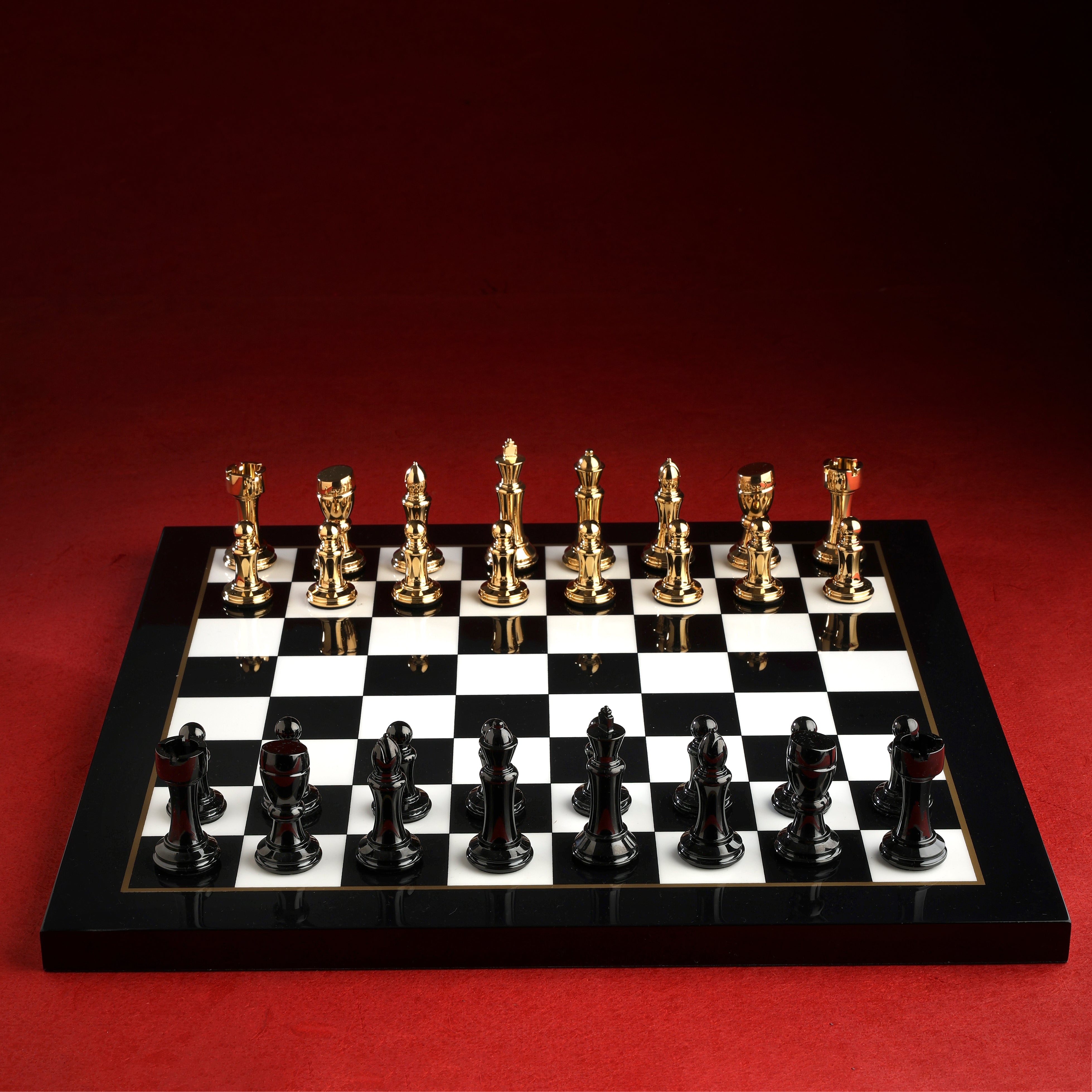 Sovereign - Goldplated Brass Chess Set