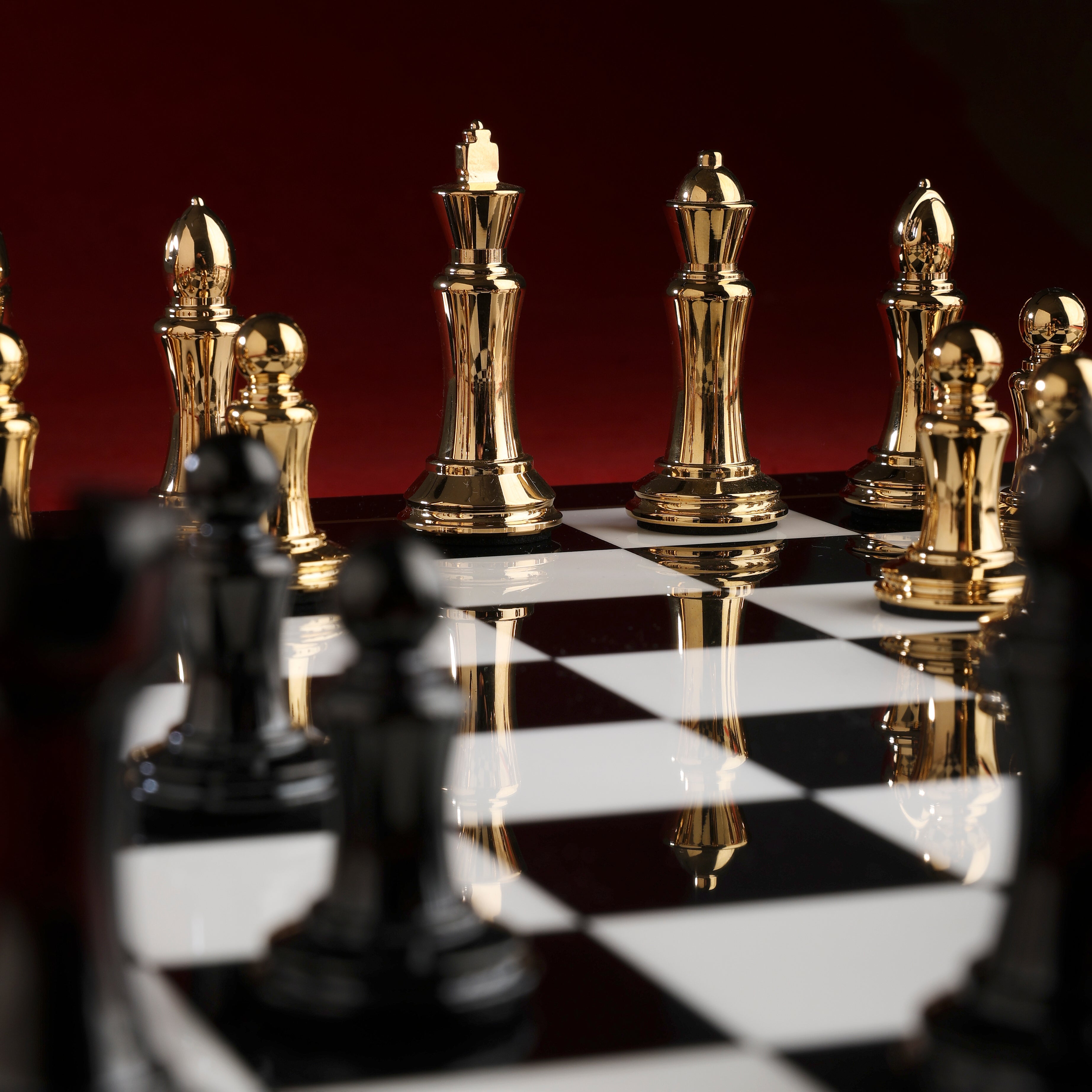Sovereign - Goldplated Brass Chess Set