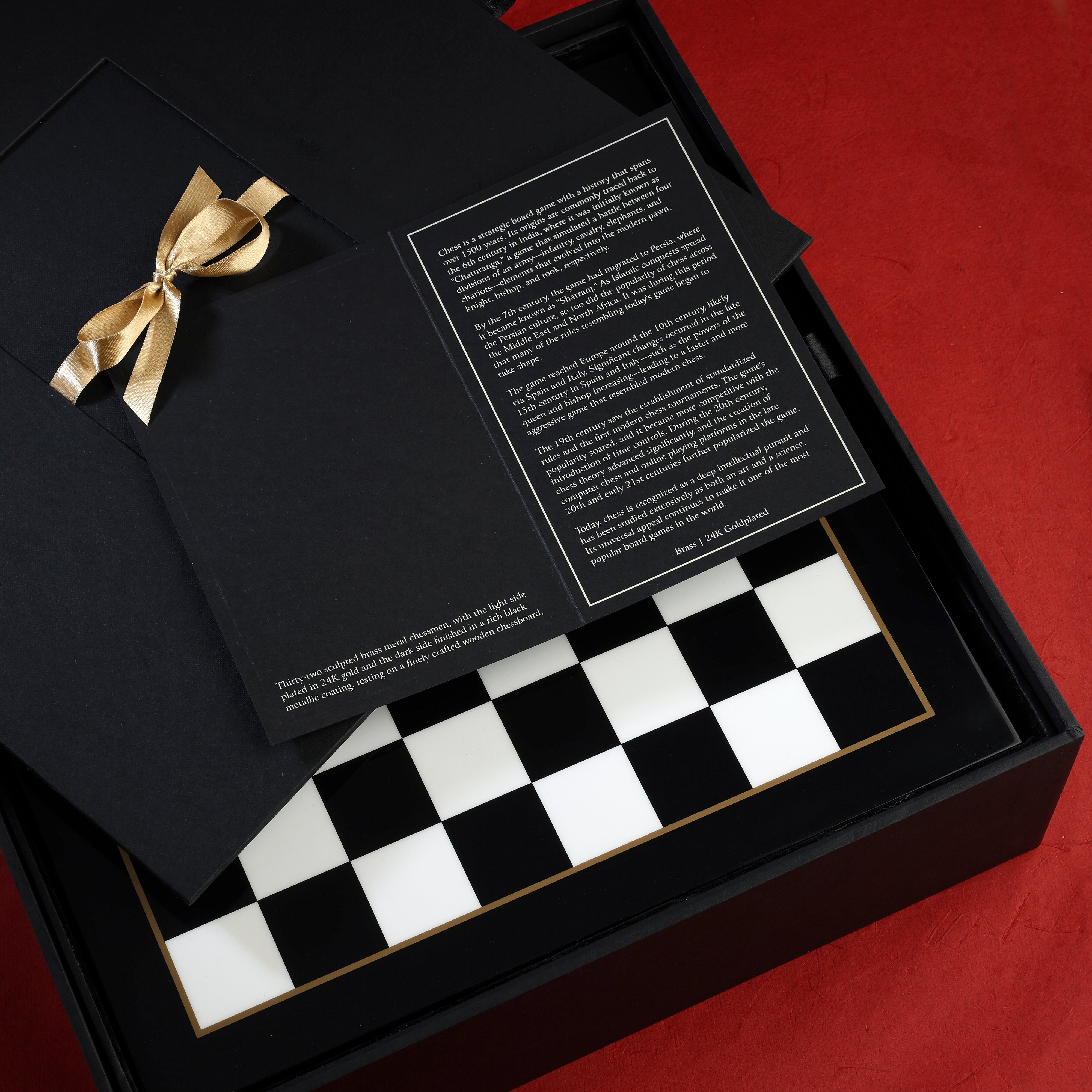 Sovereign - Goldplated Brass Chess Set