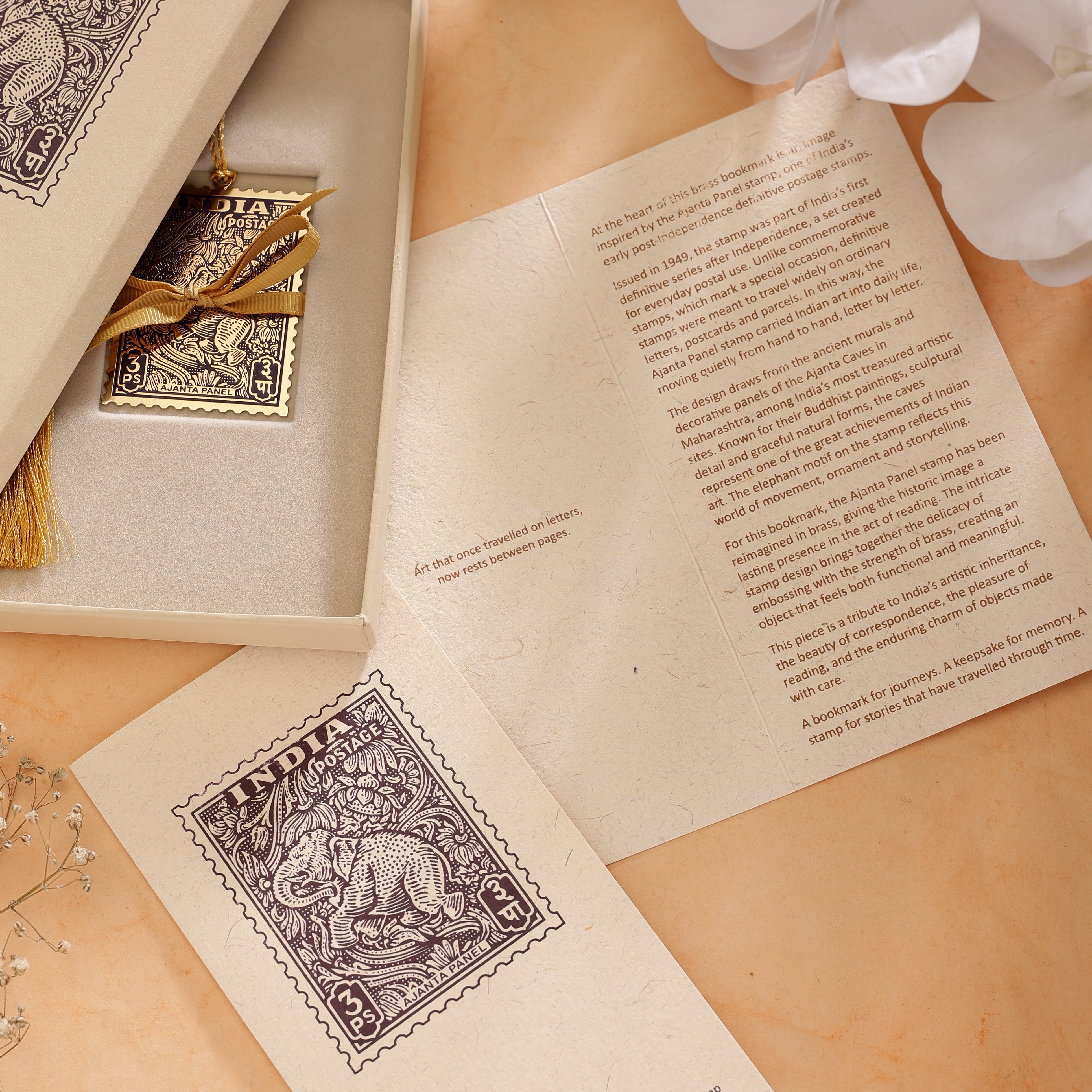 The Philately Bookmark: Ajanta Panel