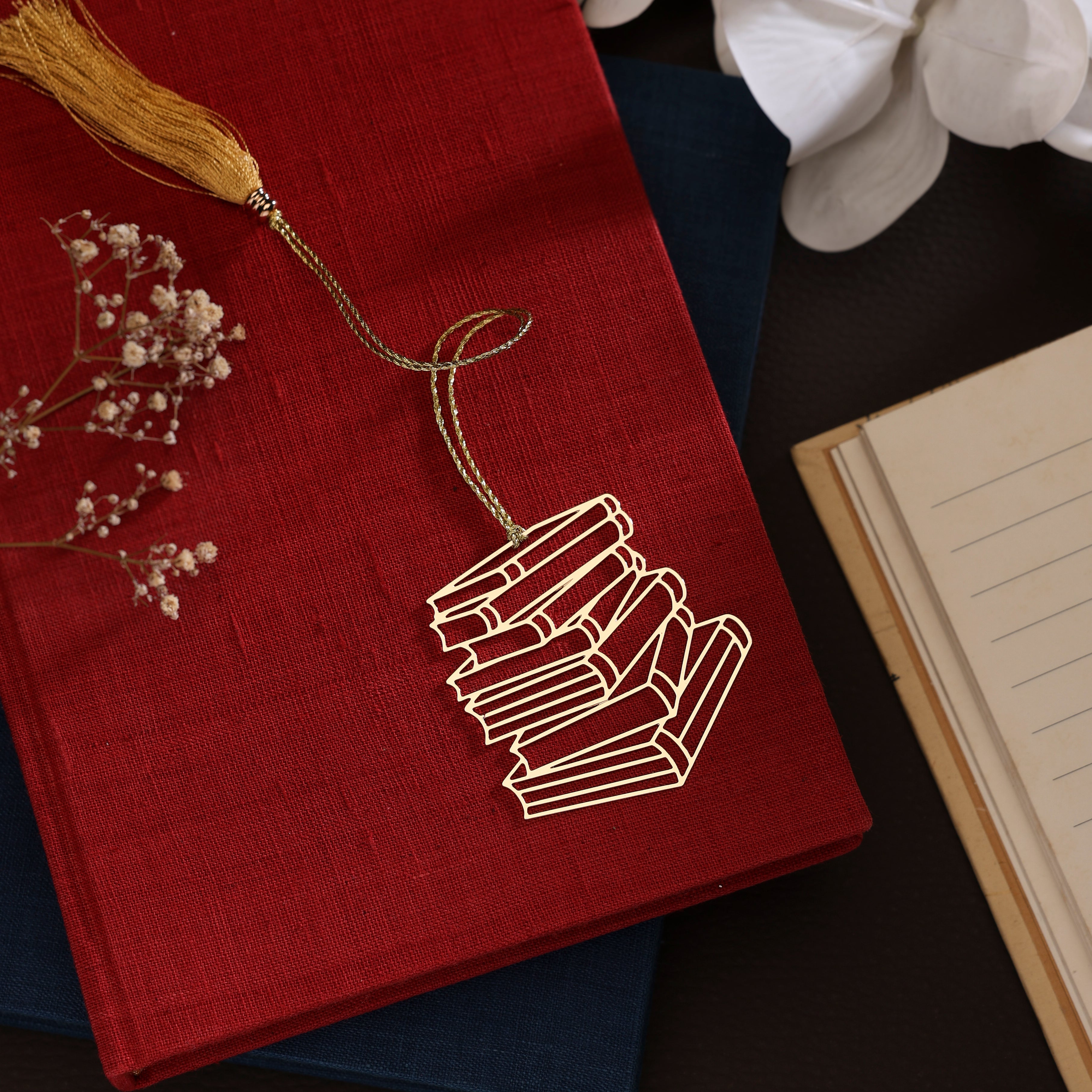 Bookmark - Stack of Books