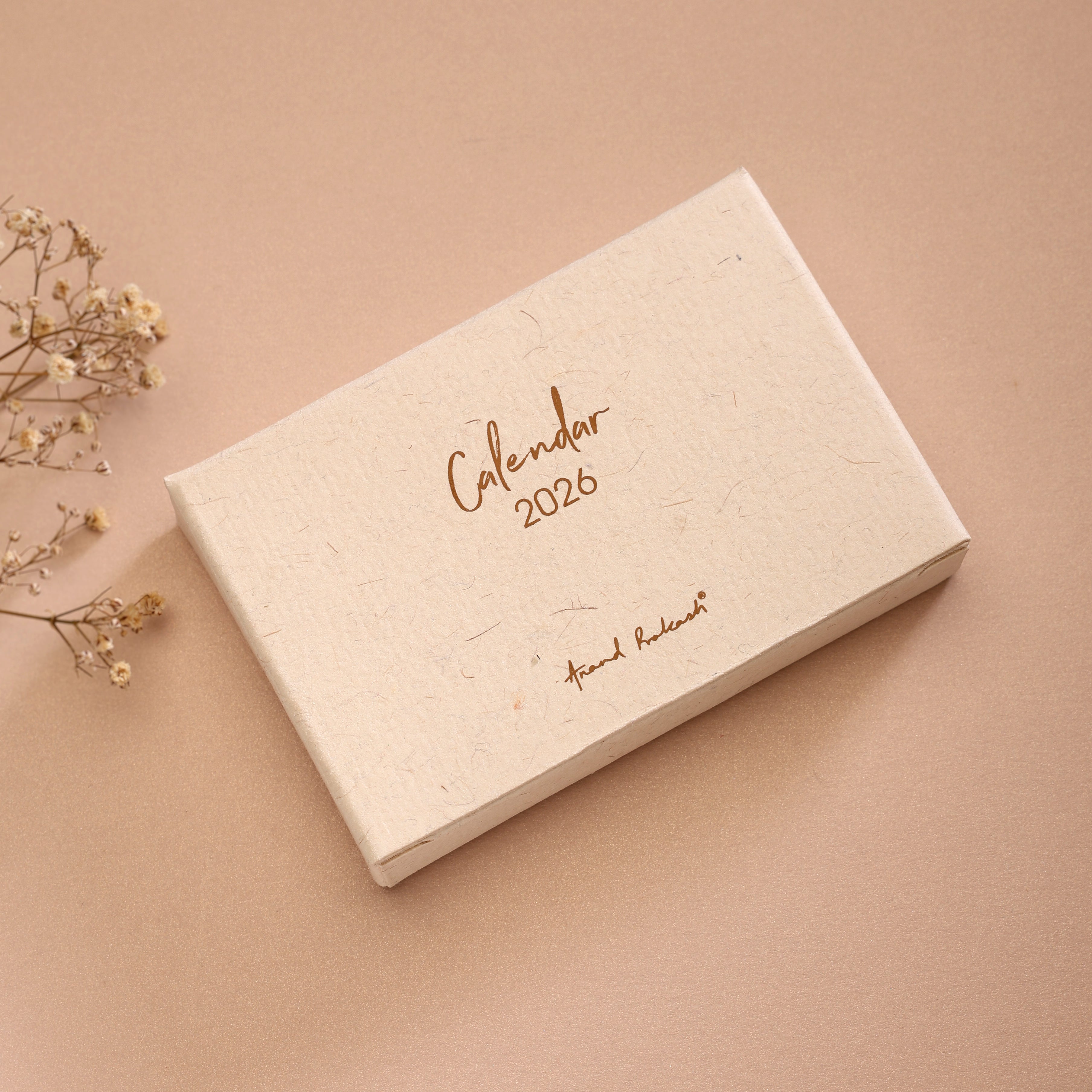 Gift Box - Classic Gingham Textile Journal & Accessories + Calendar 2026