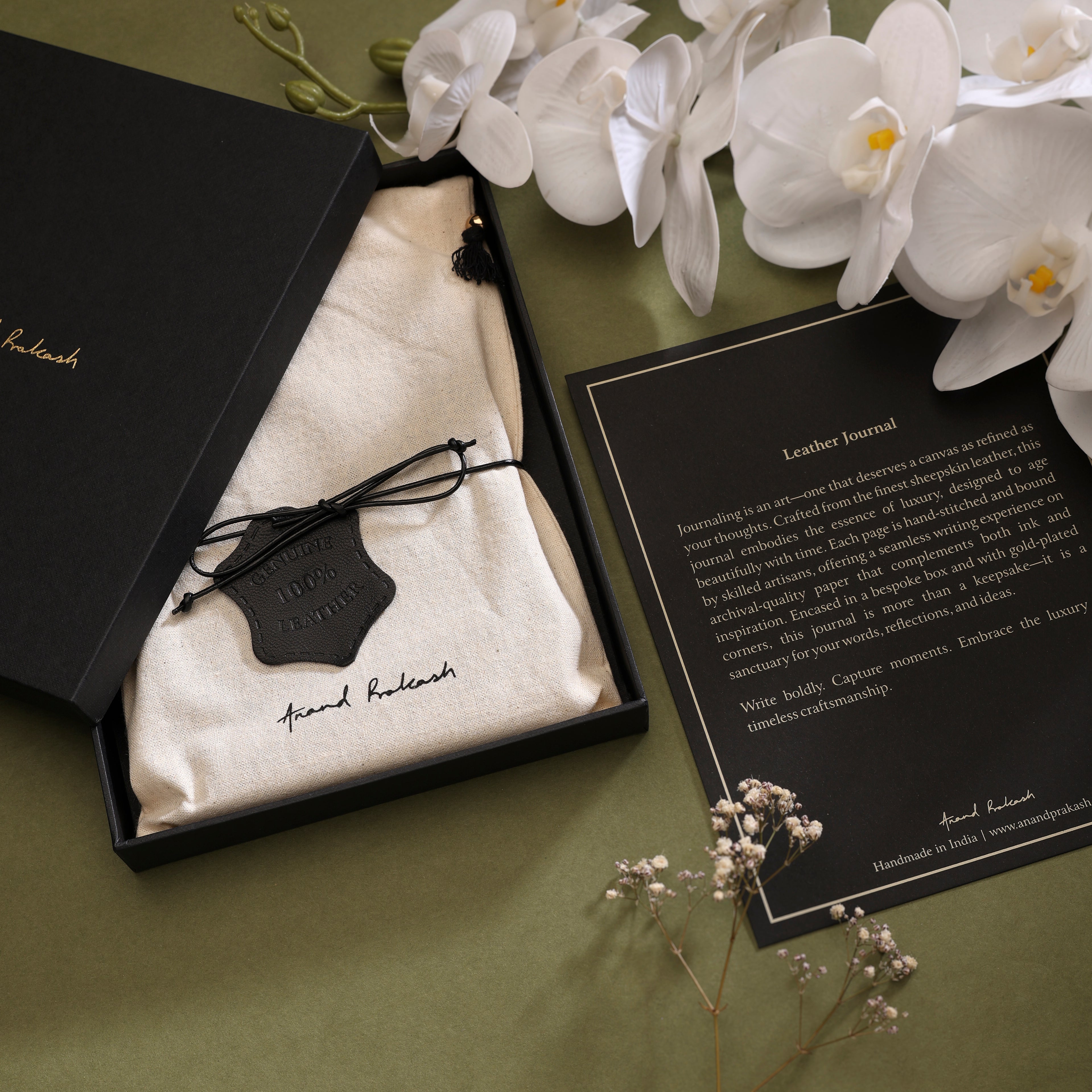 Eterna Leather Journal – Hardbound | Small