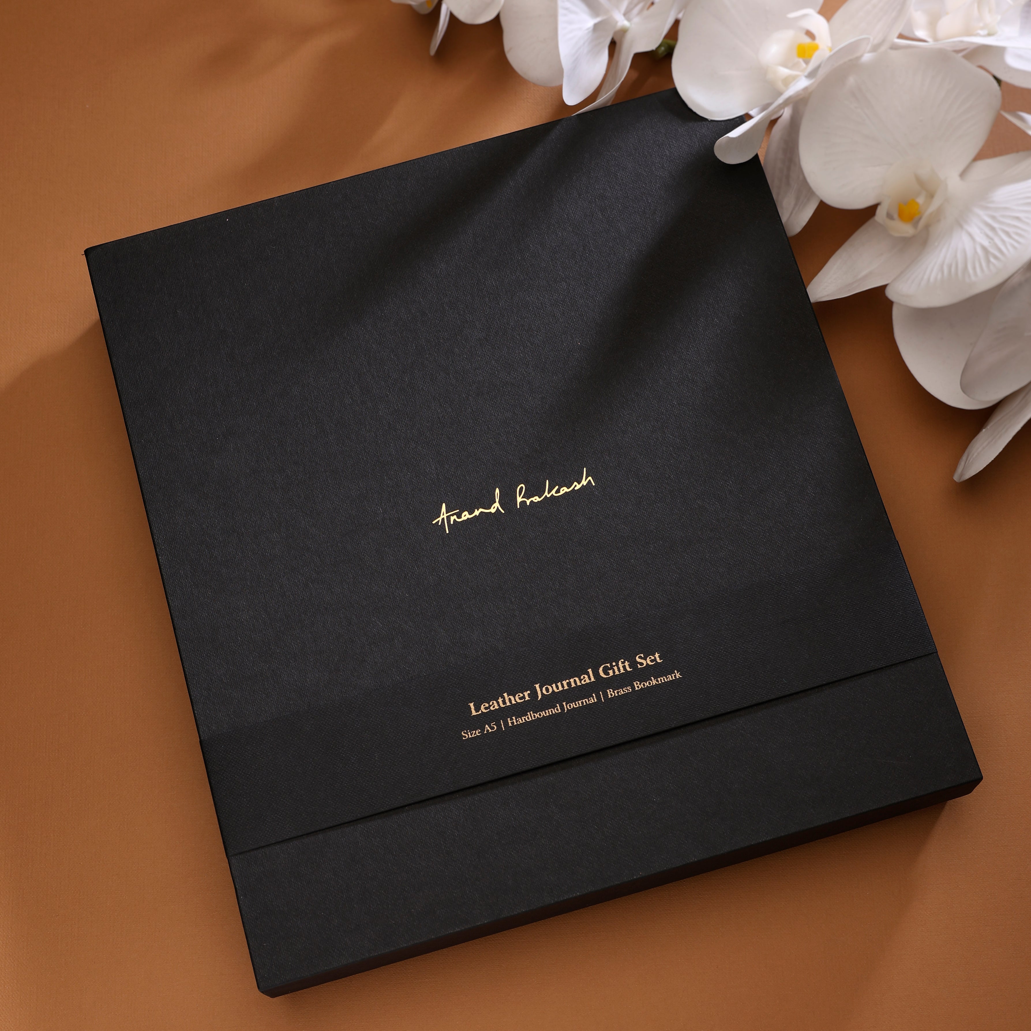 Gift Set - Eterna Leather Journal & Brass Bookmark