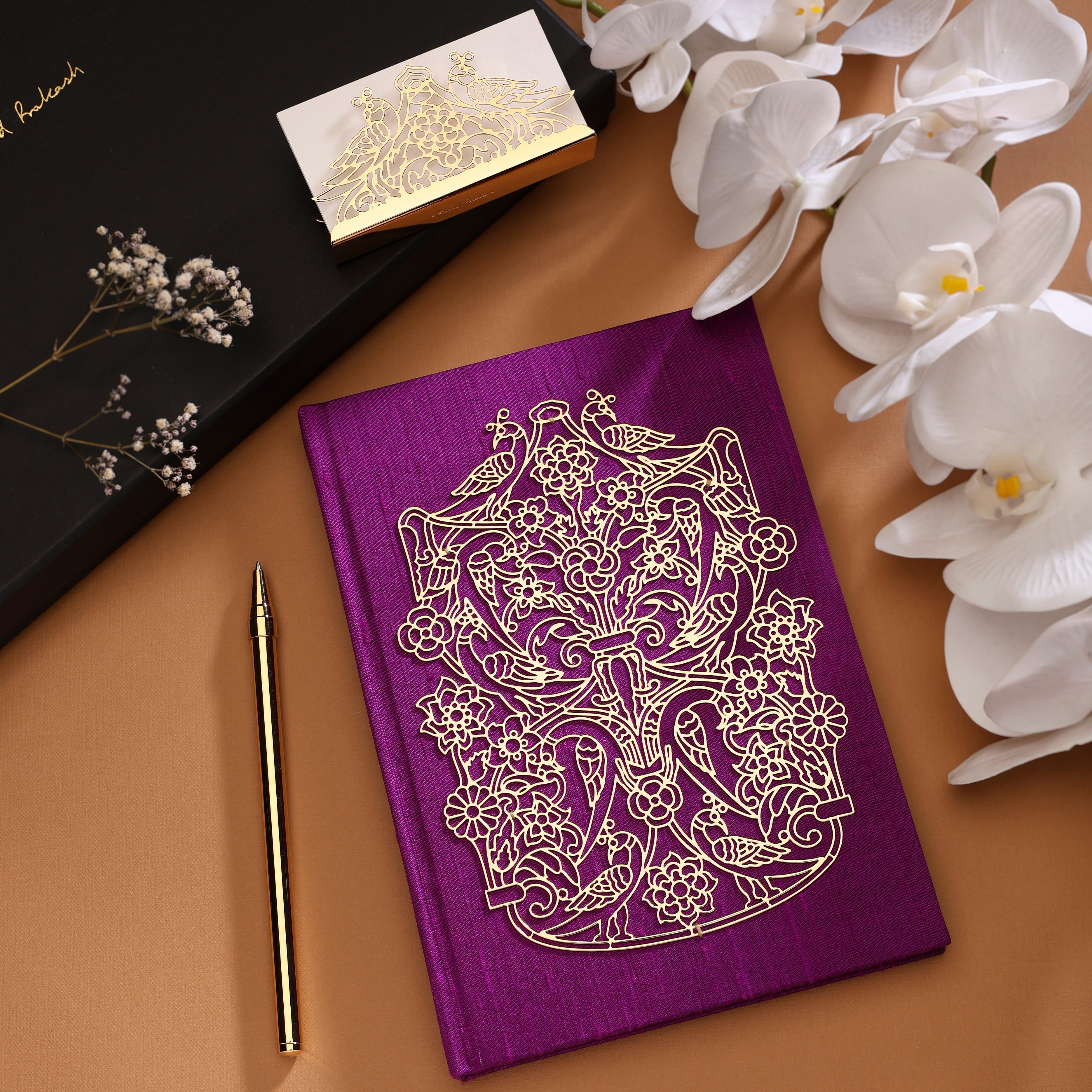 Peacock Symphony Luxe Gift Set - Goldplated