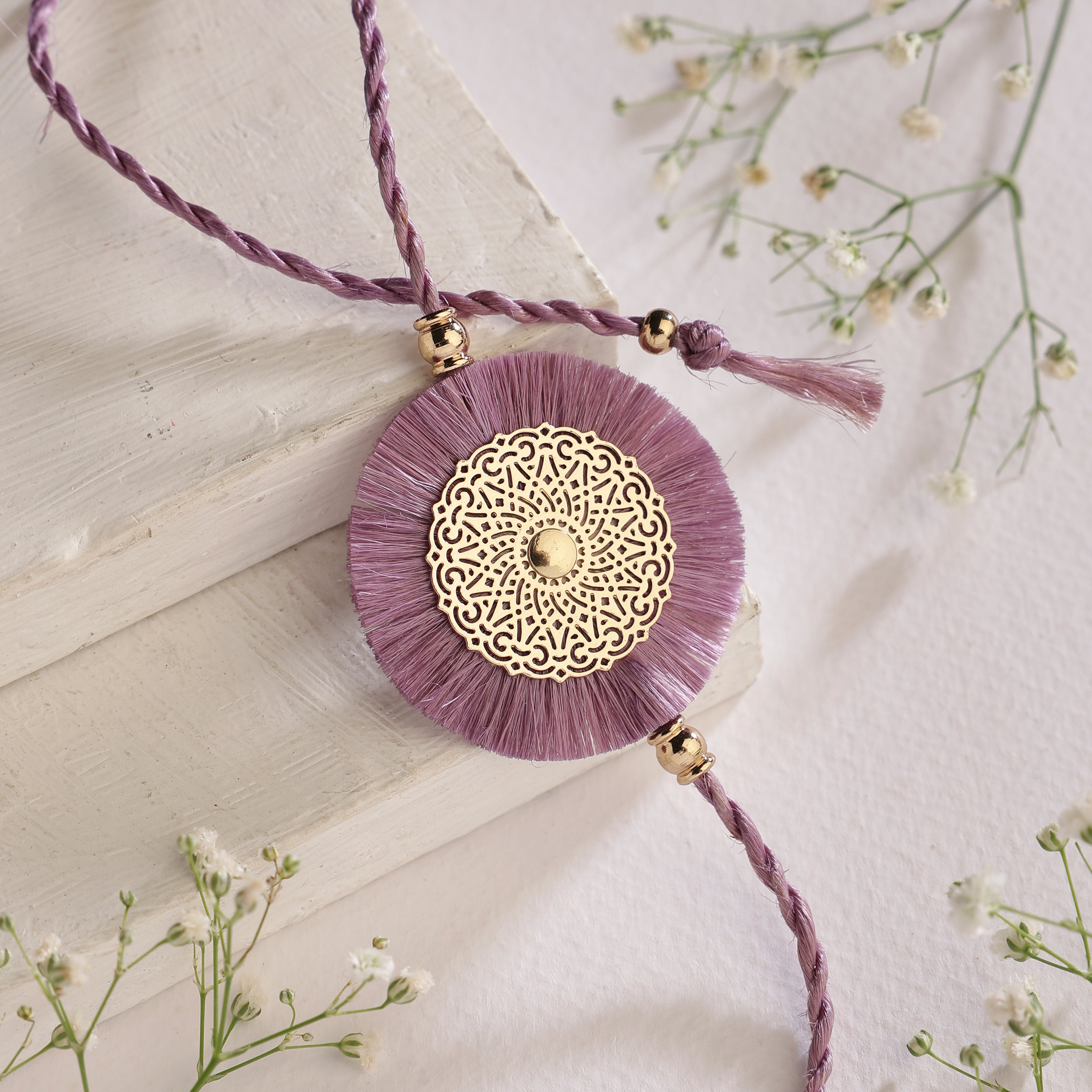 Rakhi Jute & Brass - Lavender