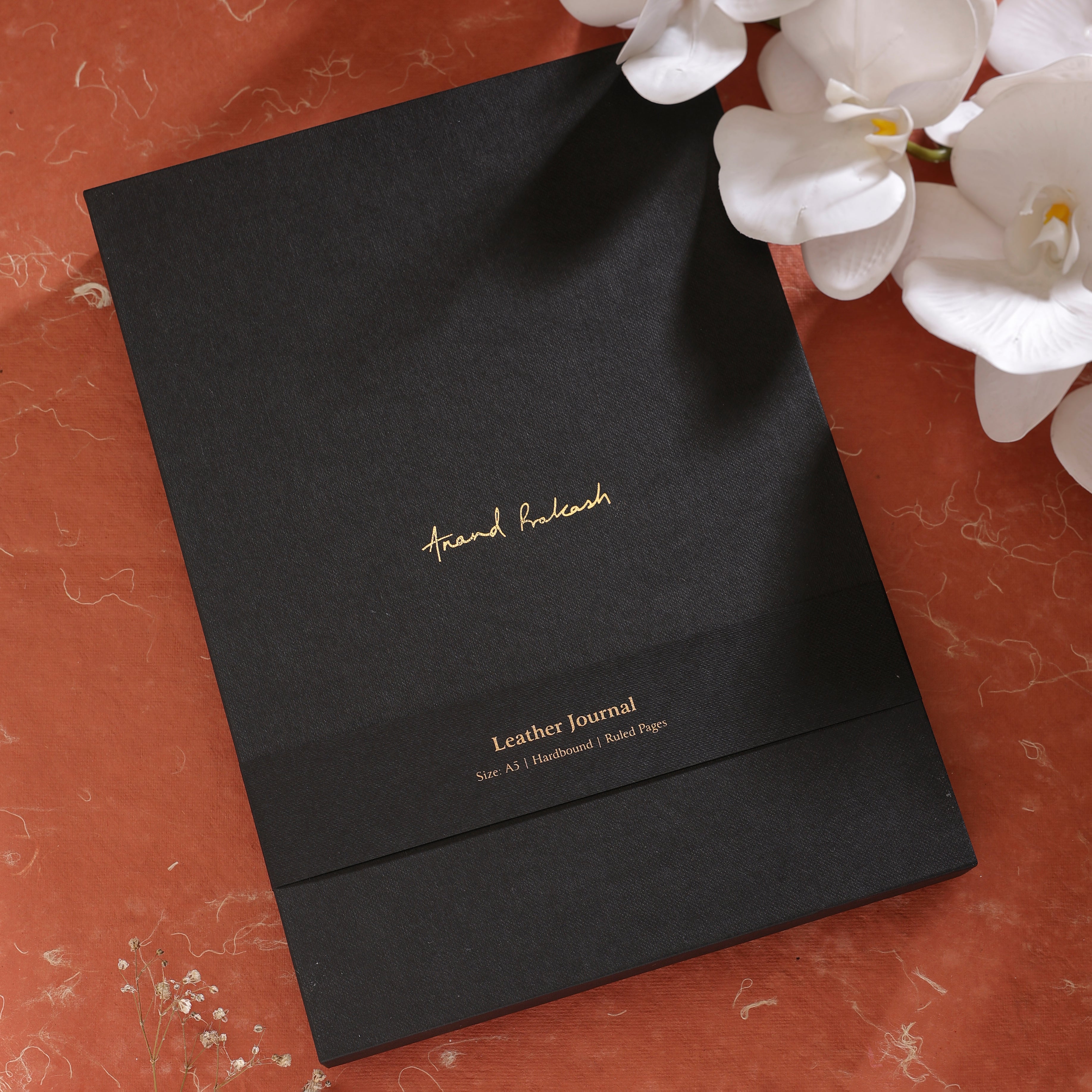 AUREA Leather Journal - Antique Gold