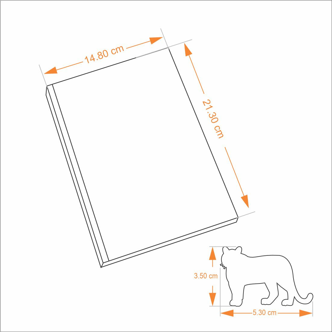 Tiger Stripe Journal - Hardbound