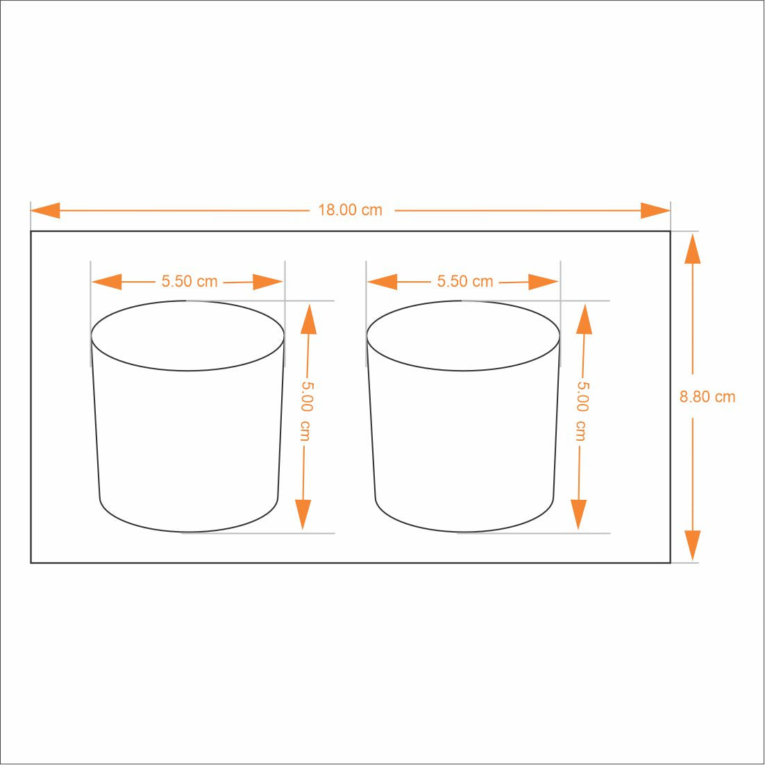 Faravahar Flame Tea Light - Set of Two