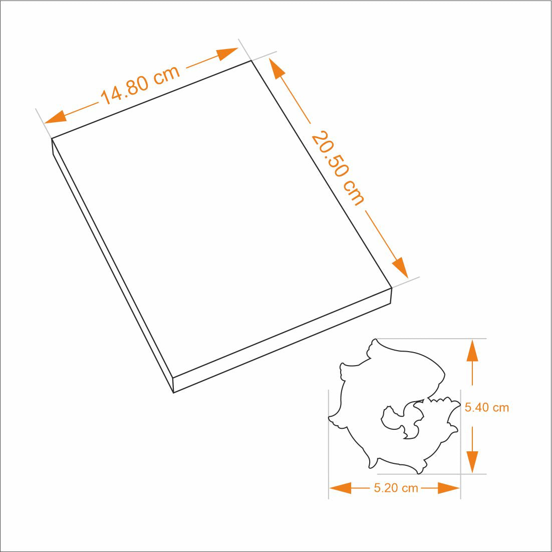Journal Lucknow - Hardbound + Fish Bookmark