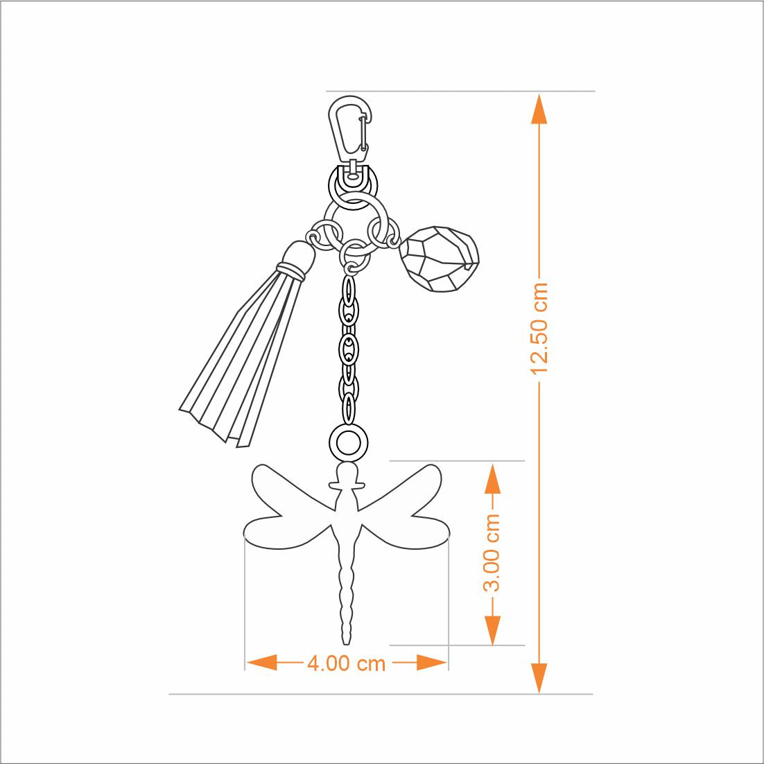 Veré - Dragonfly Bag Charm | Anand Prakash