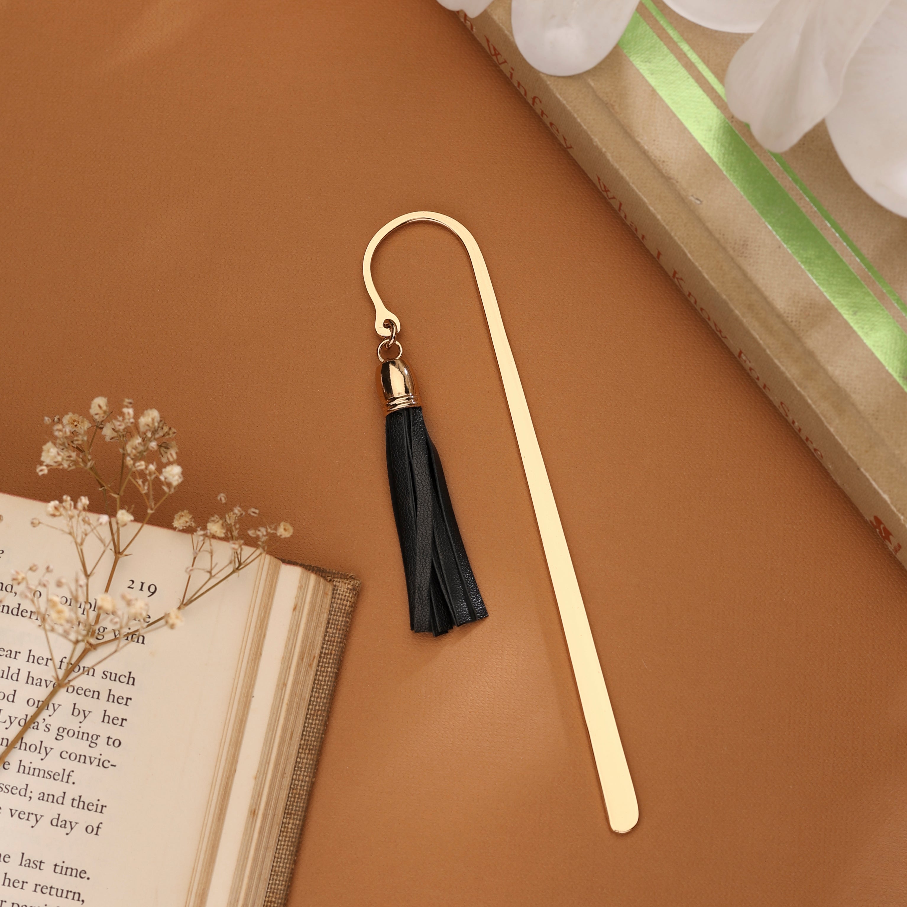 Bookmark Hook - Leather Tassel | Anand Prakash