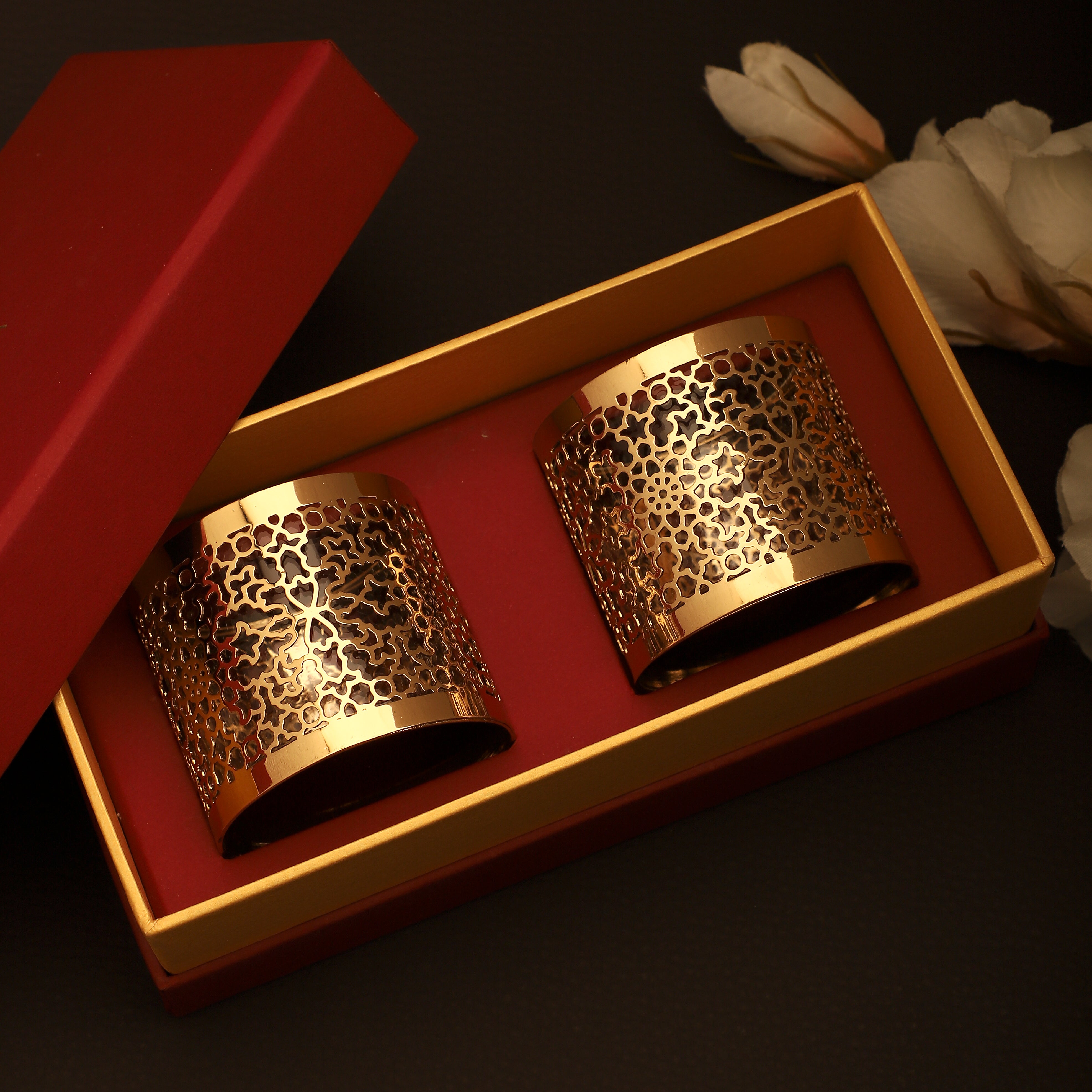 Tea Light Holder Amer Set of 2 | Anand Prakash