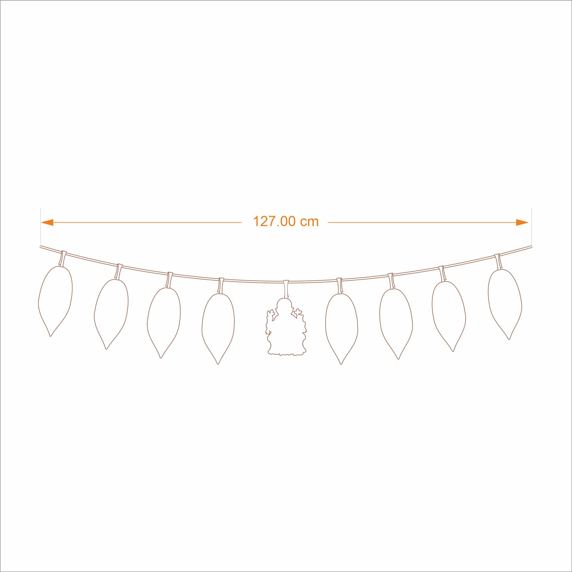 Decorative Door Hanging - Layered Brass And Silk - Red | Anand Prakash