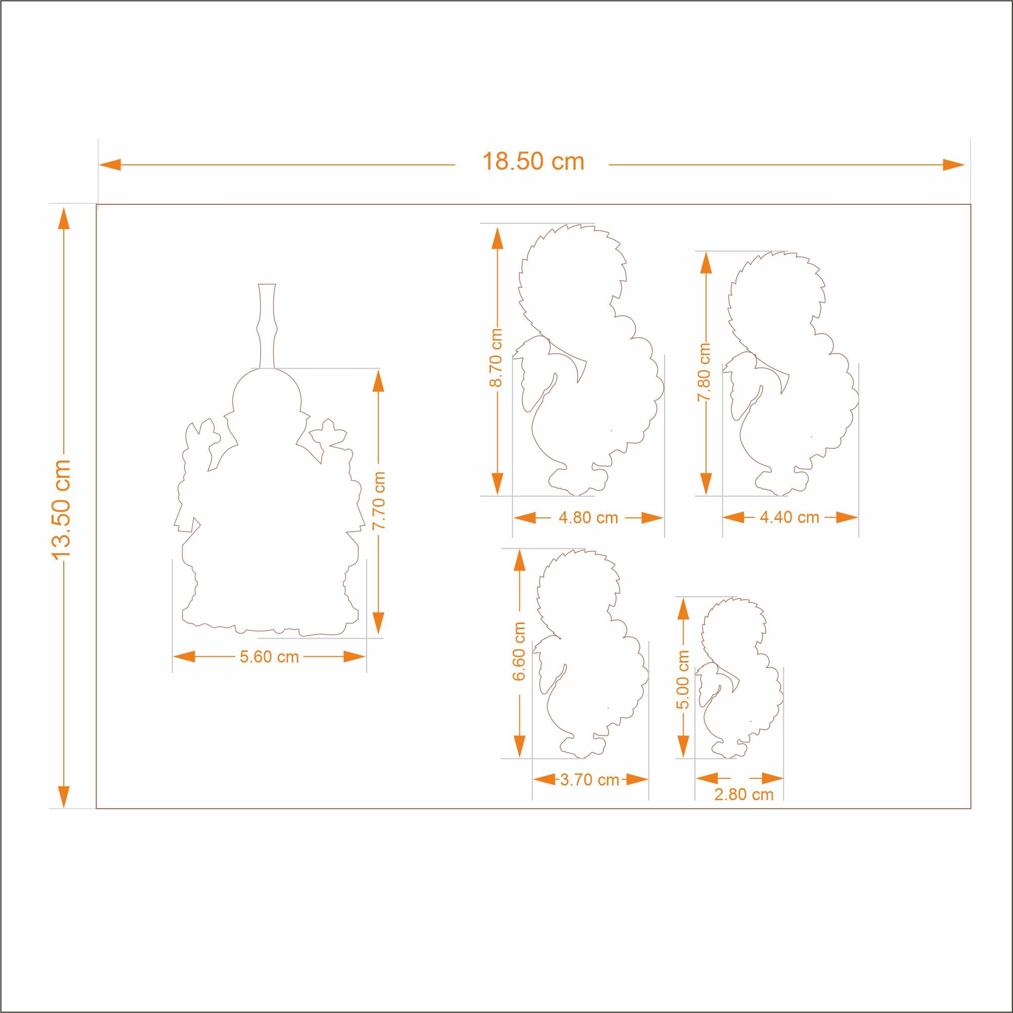 Decorative Door Hanging Peacock