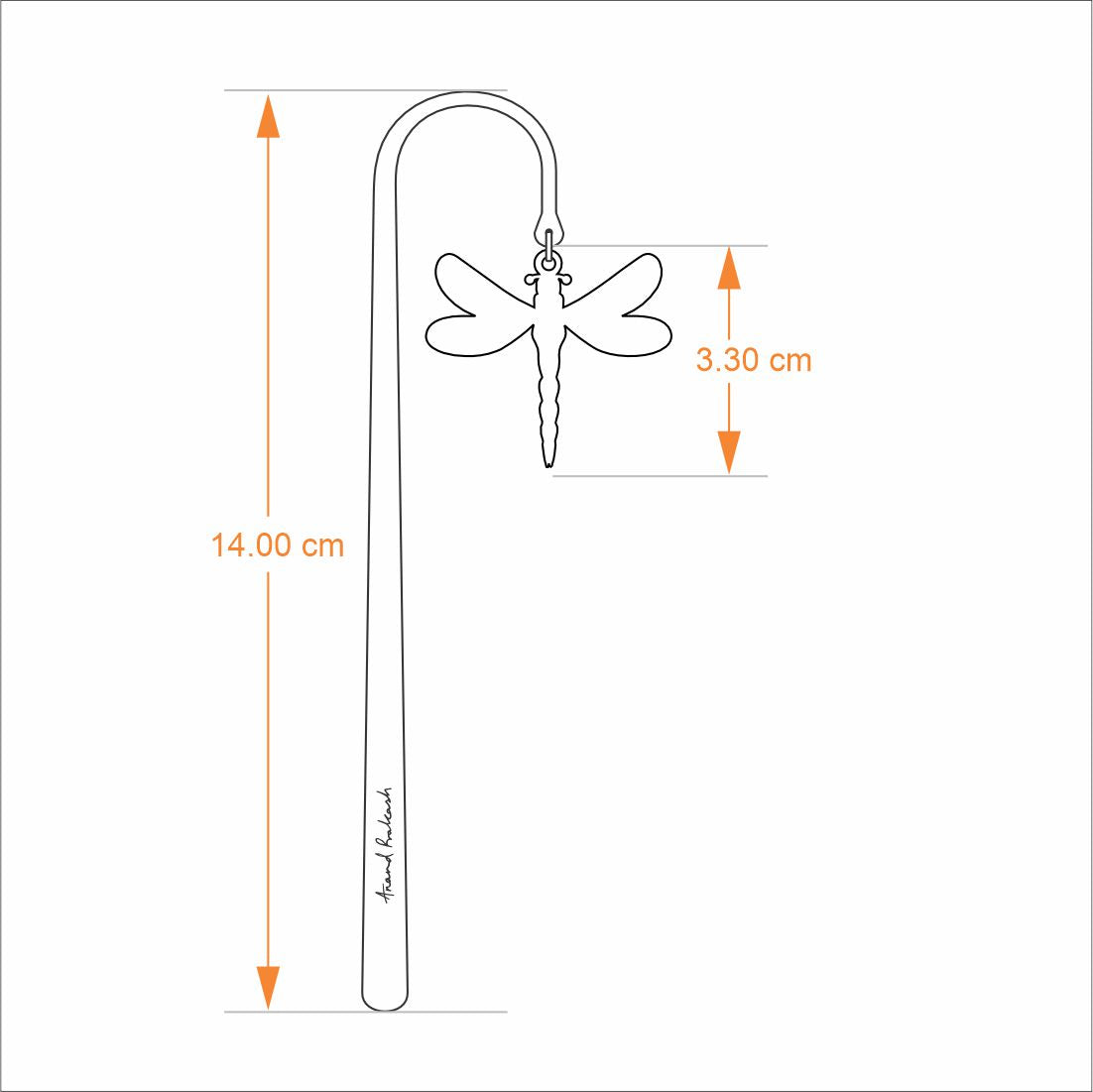 Bookmark Hook Design - Dragonfly | Anand Prakash