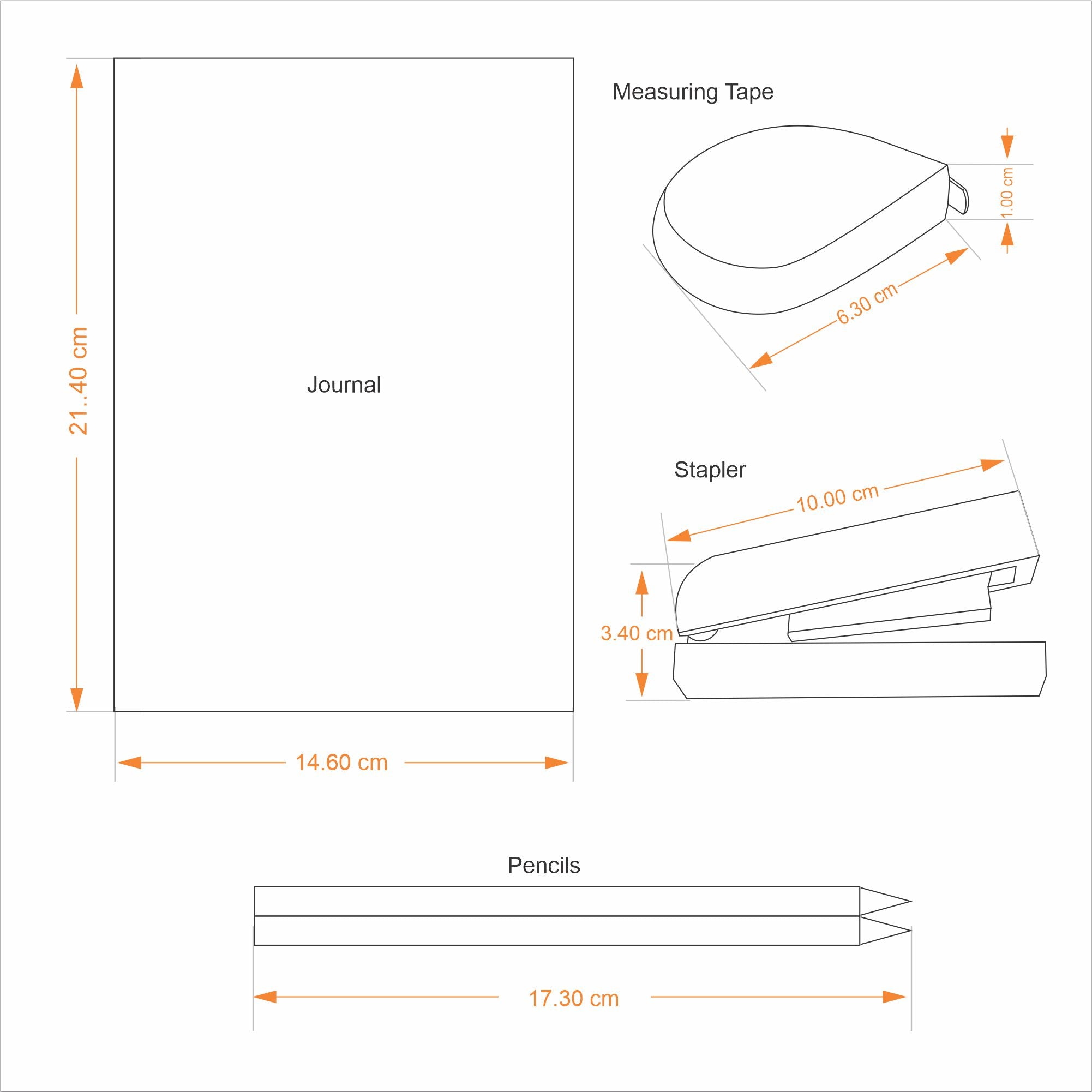 Gift Set - Table Accessories Brick Red | Anand Prakash