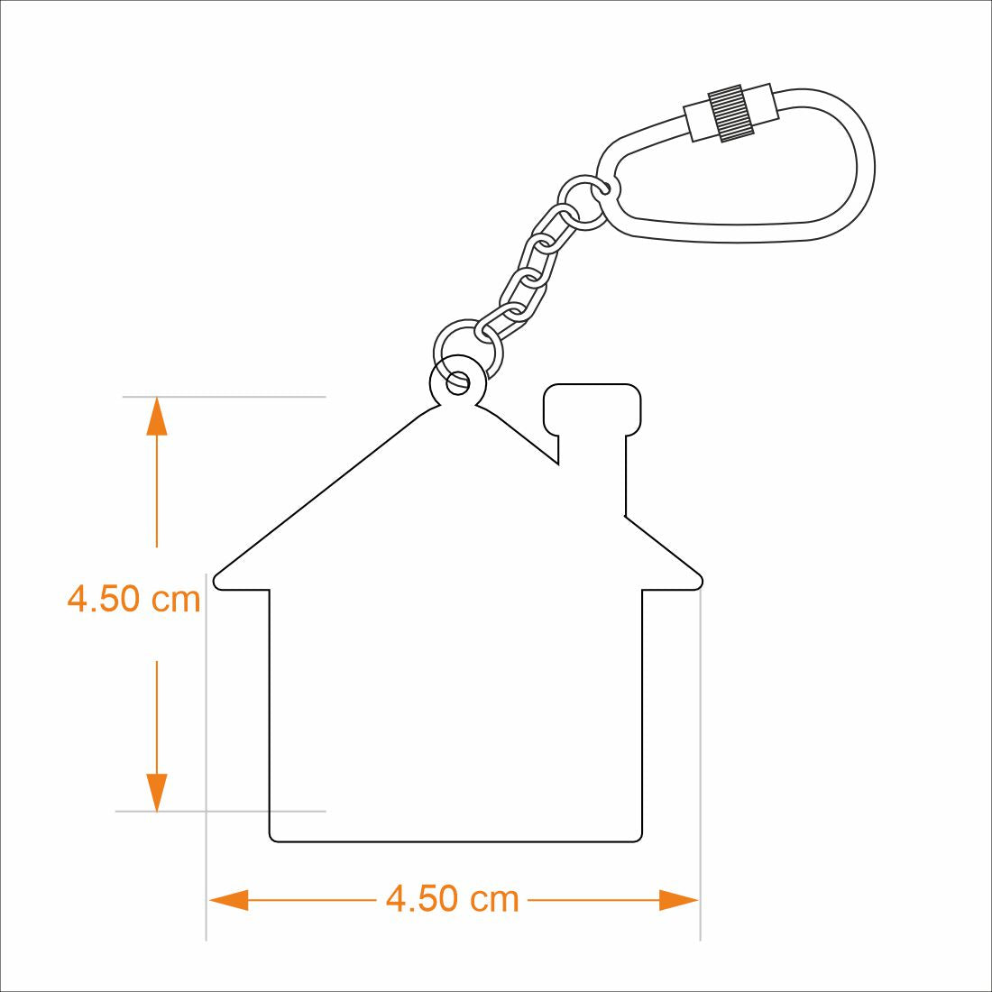 Keychain Home - Goldplated | Anand Prakash
