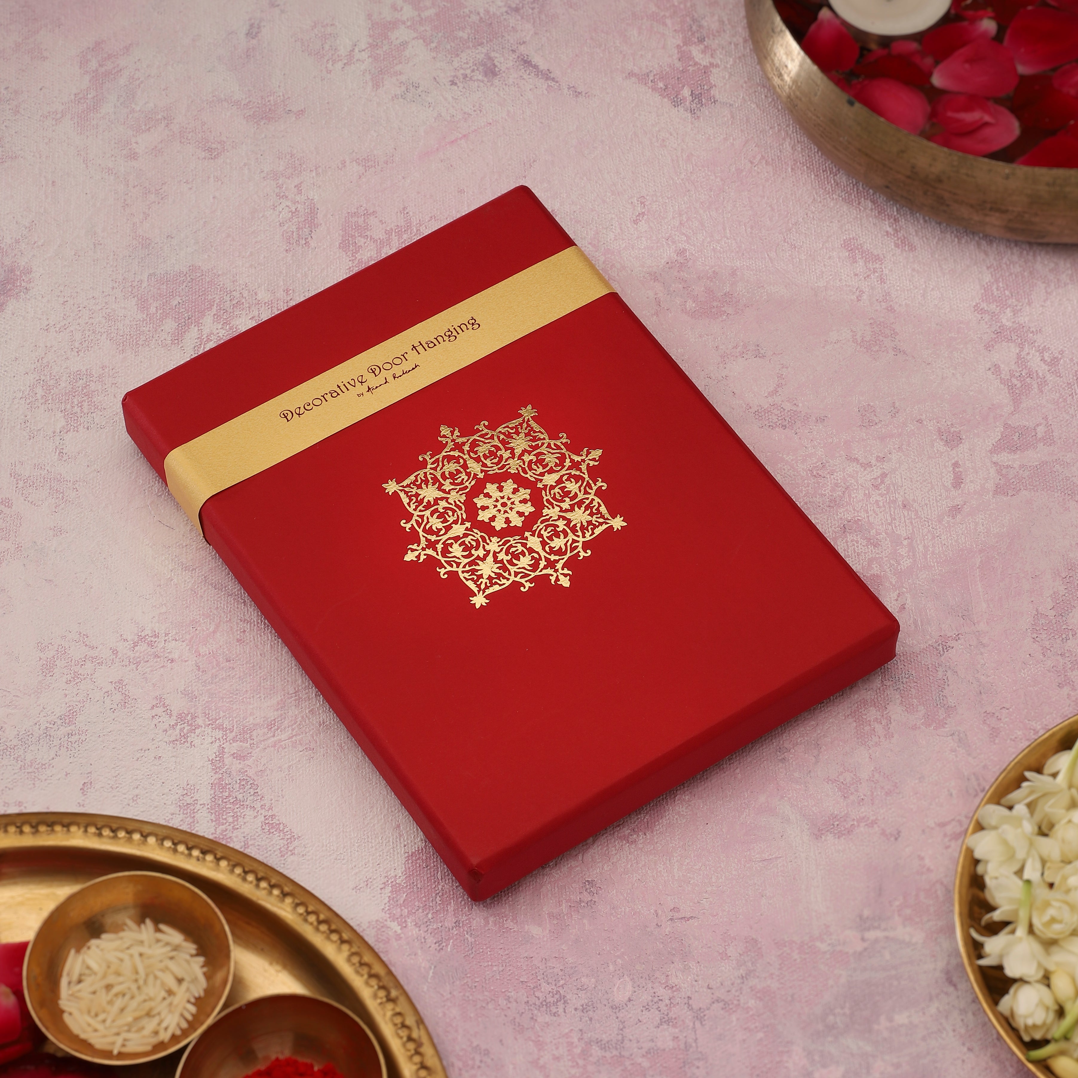 Decorative Door Hanging Leaf With Lines | Anand Prakash