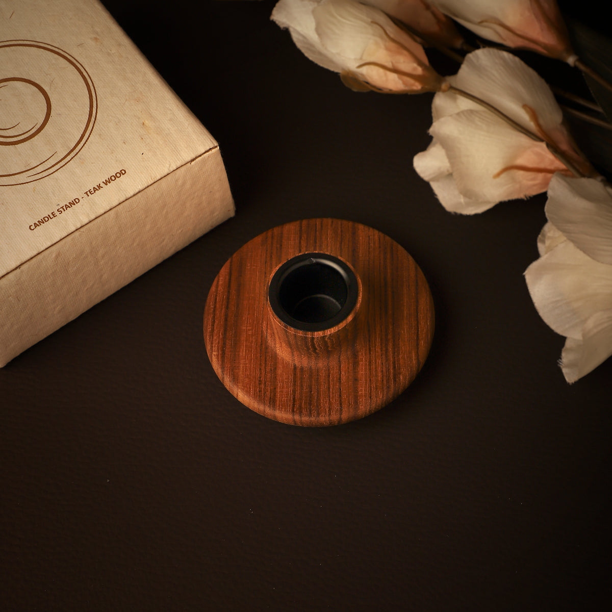 Teakwood Candle Stand | Anand Prakash