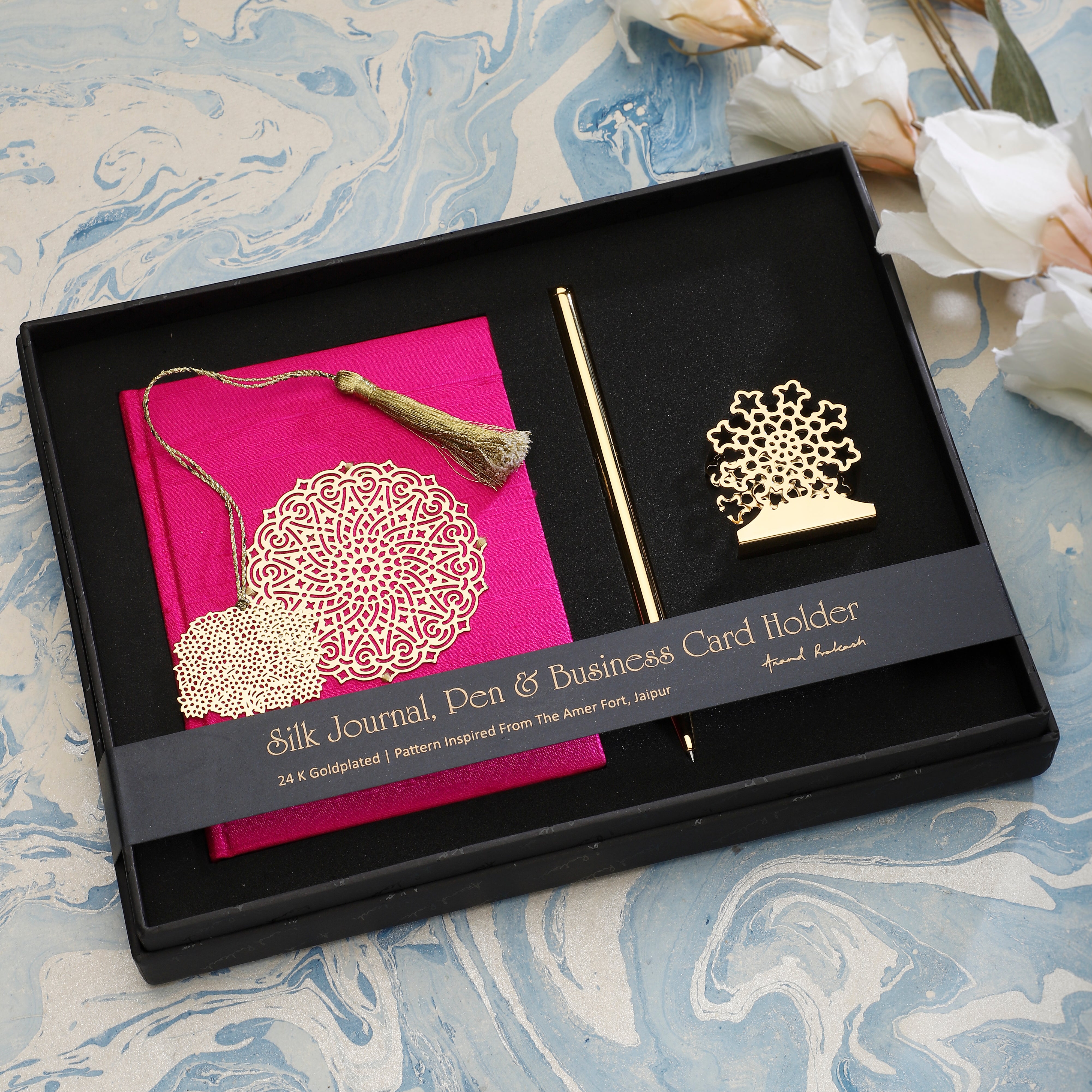 #style_Fuchsia Pink Raw Silk