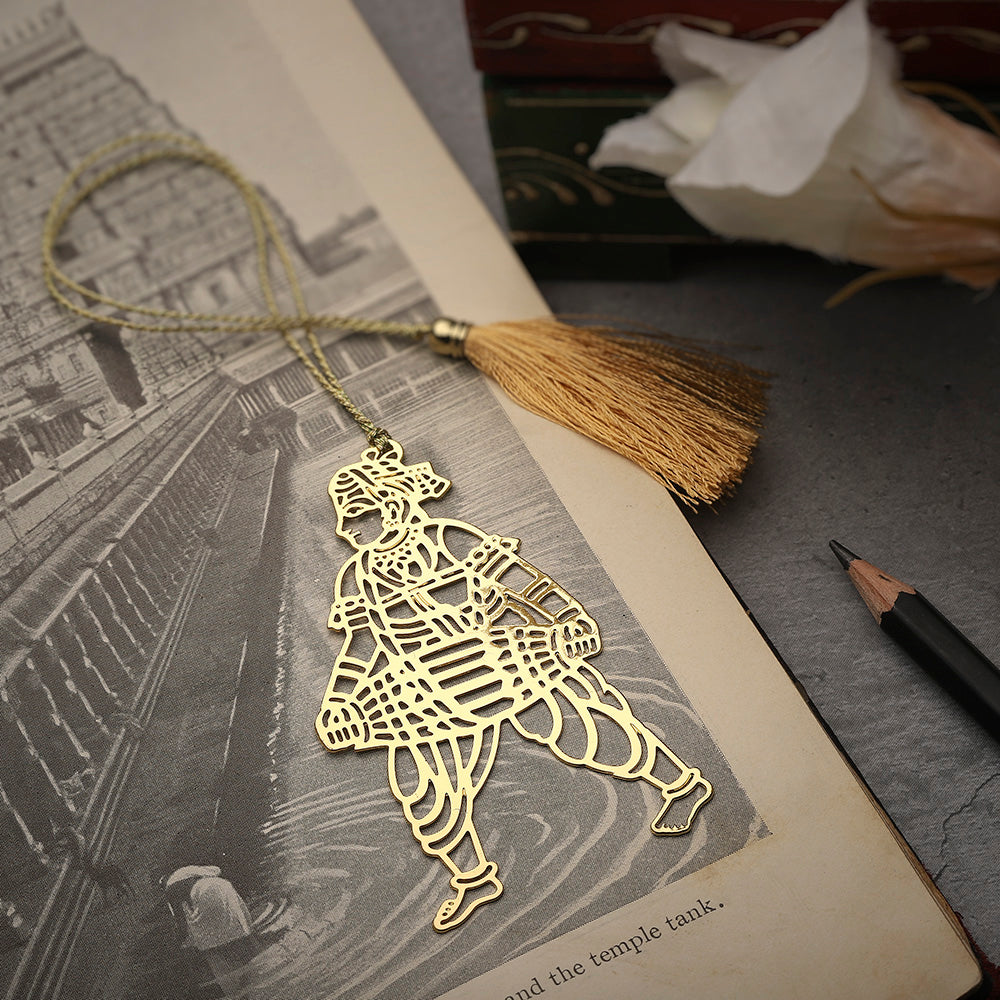 Bookmark Traditional Musician Goldplated