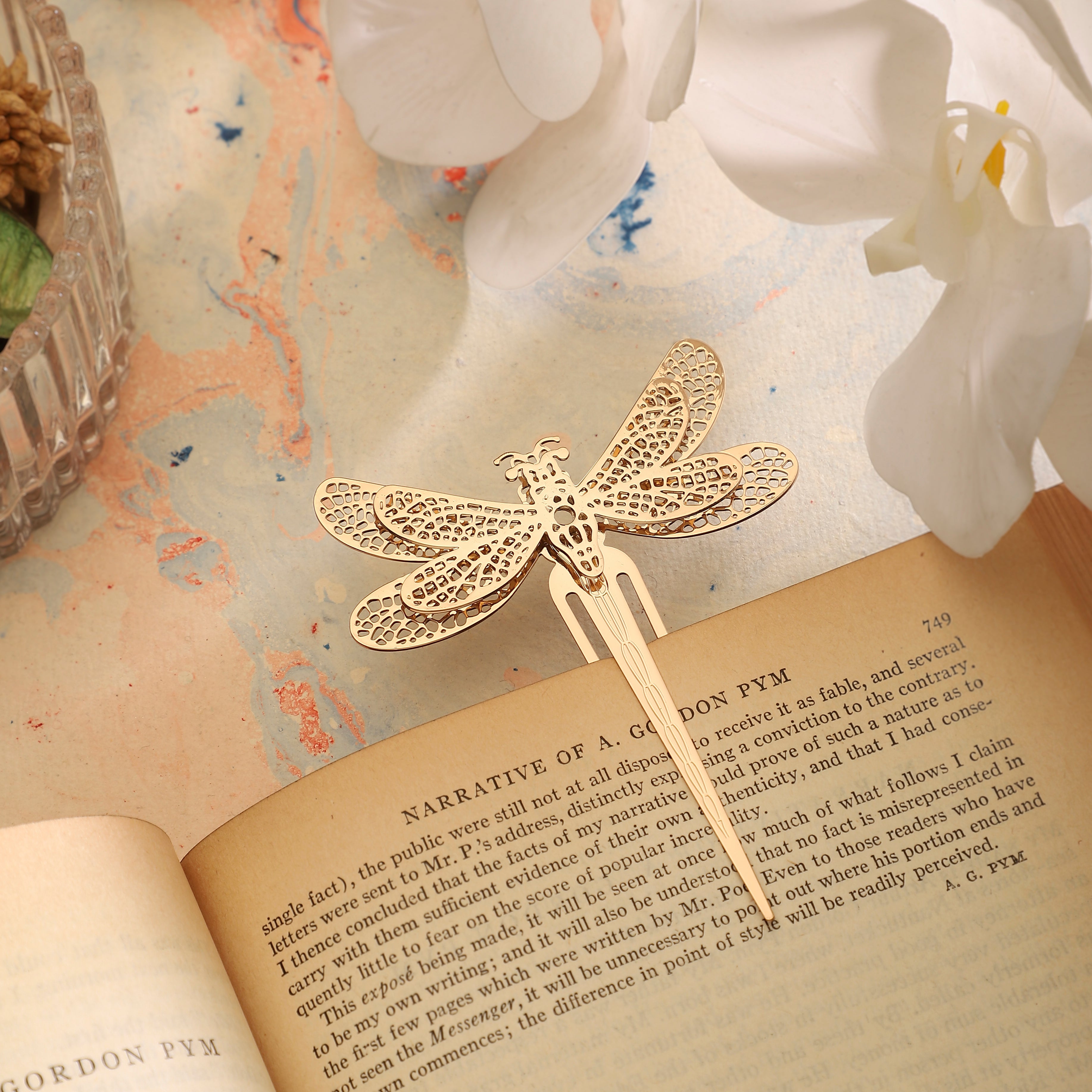 Bookmark Clip Design - Layered Dragonfly | Anand Prakash
