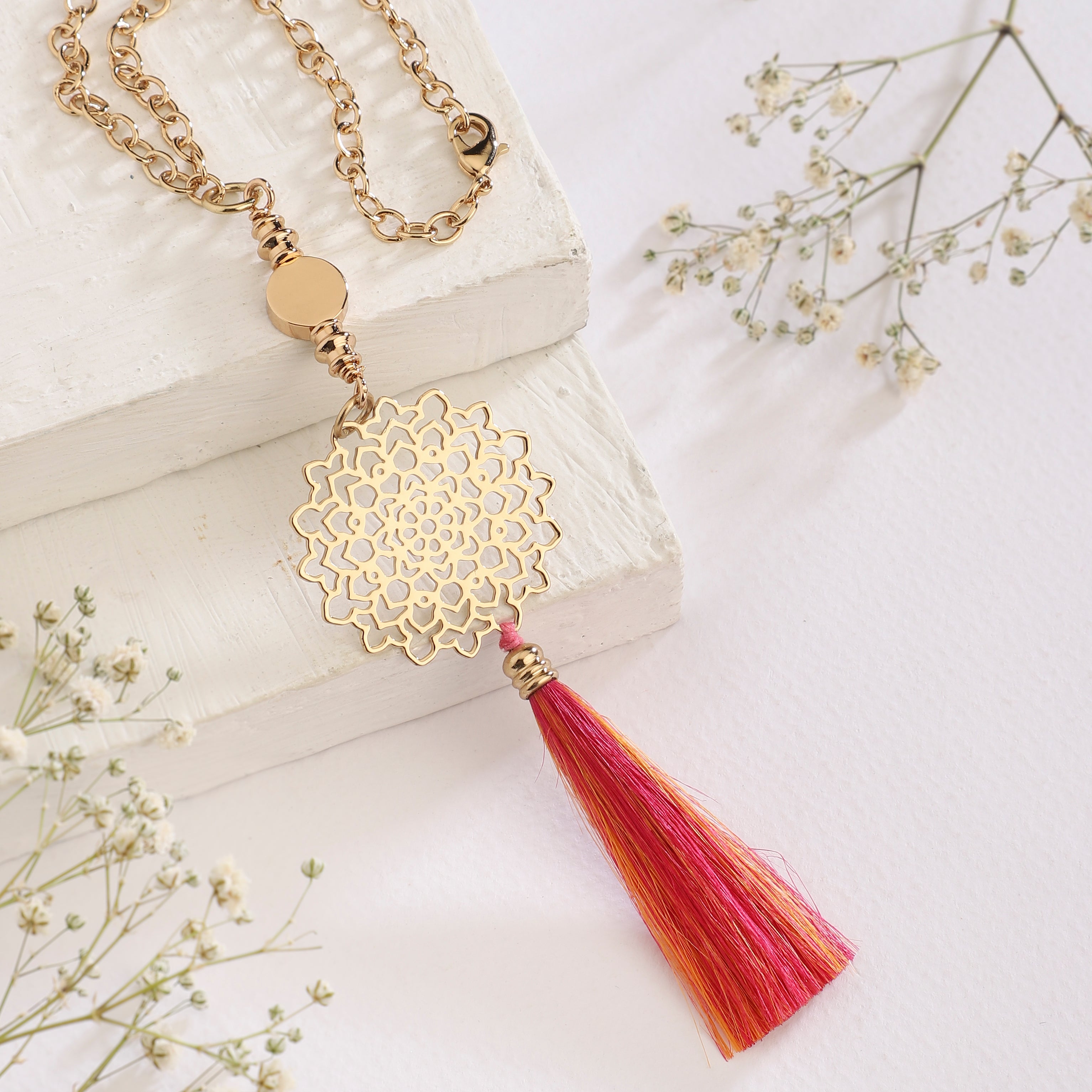 Lumba Rakhi Bracelet - Jute & Brass Tie & Dye