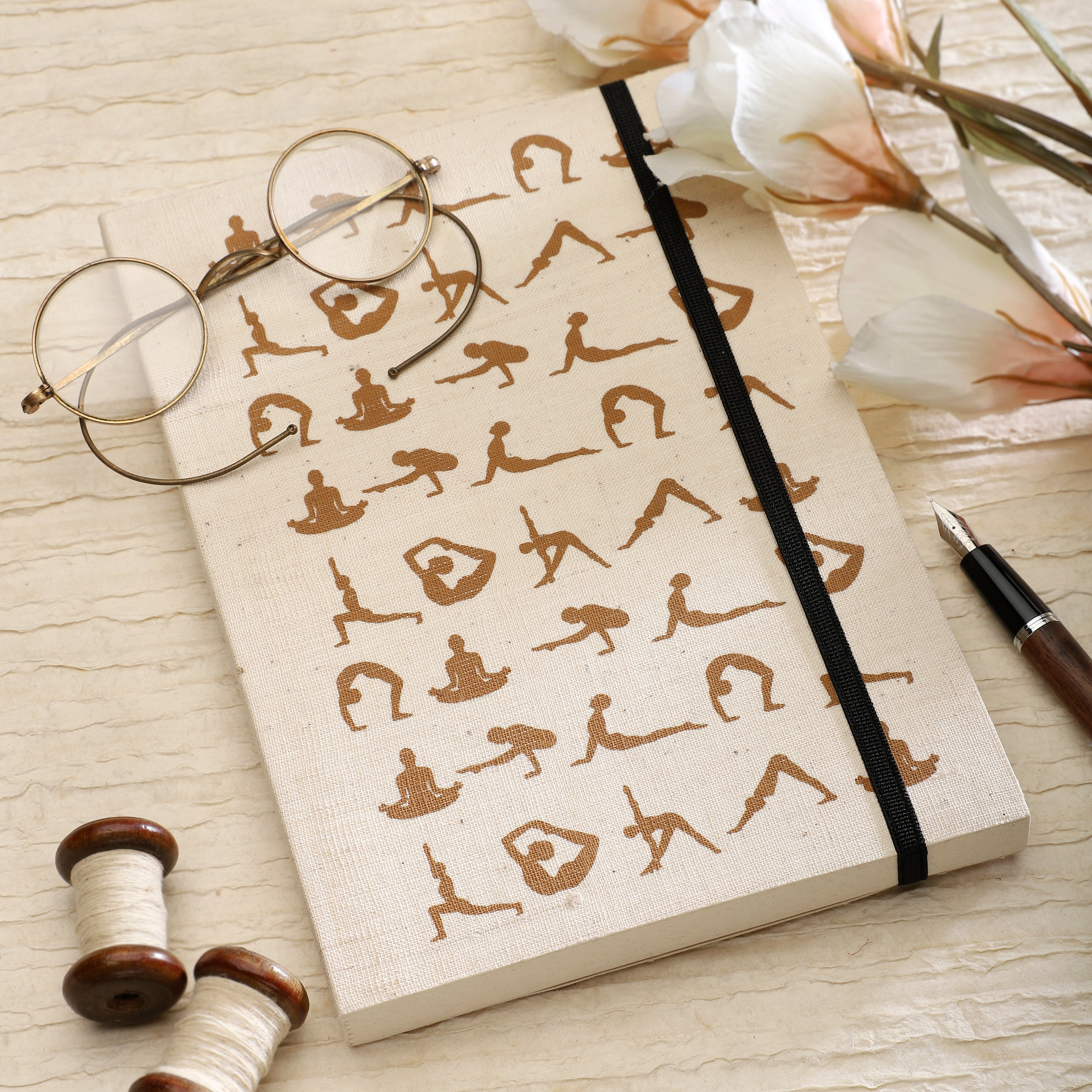 #style_Natural Korra Handloom Cotton - Blank Pages