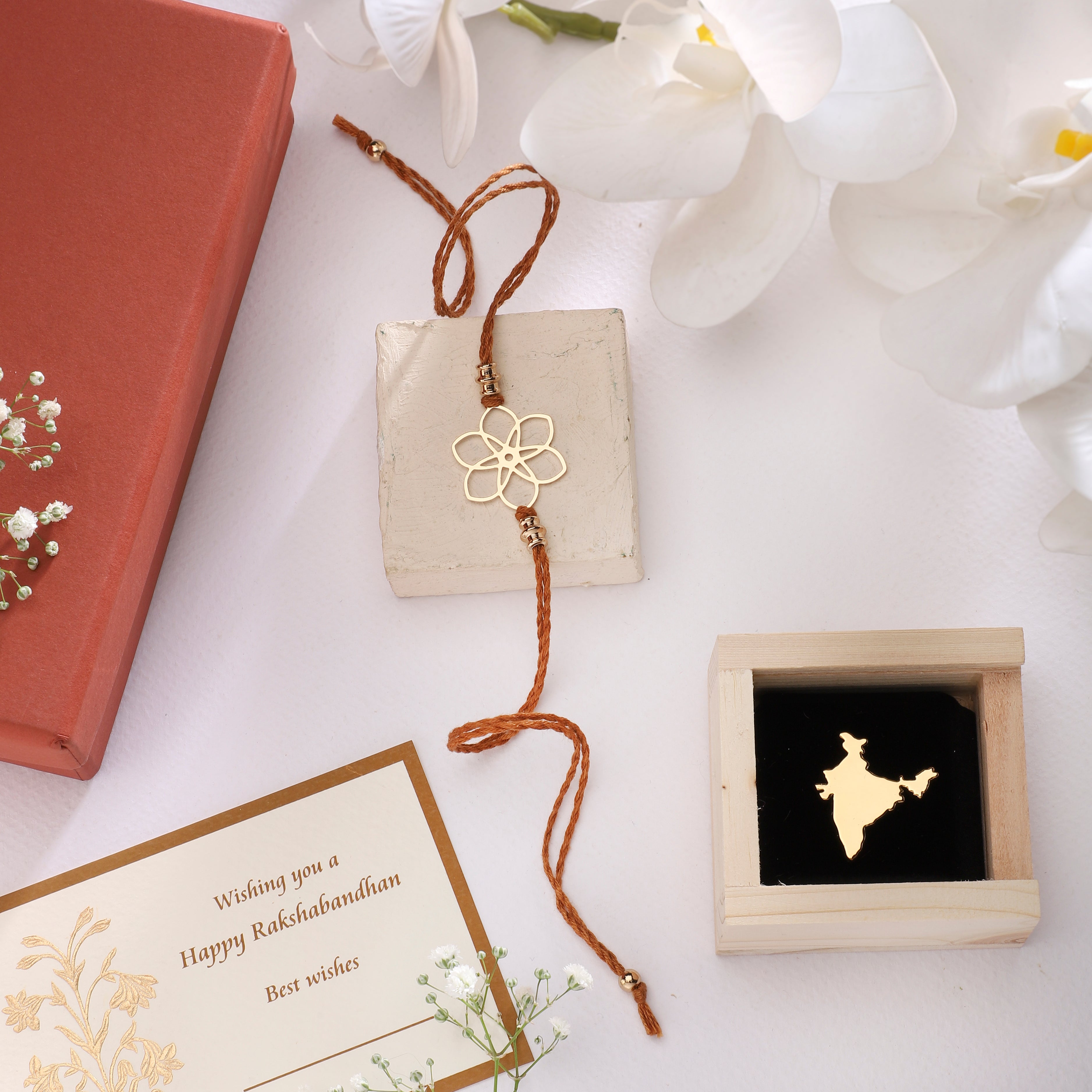 Rakhi Gift Box - Lapel Pin India Map | Anand Prakash