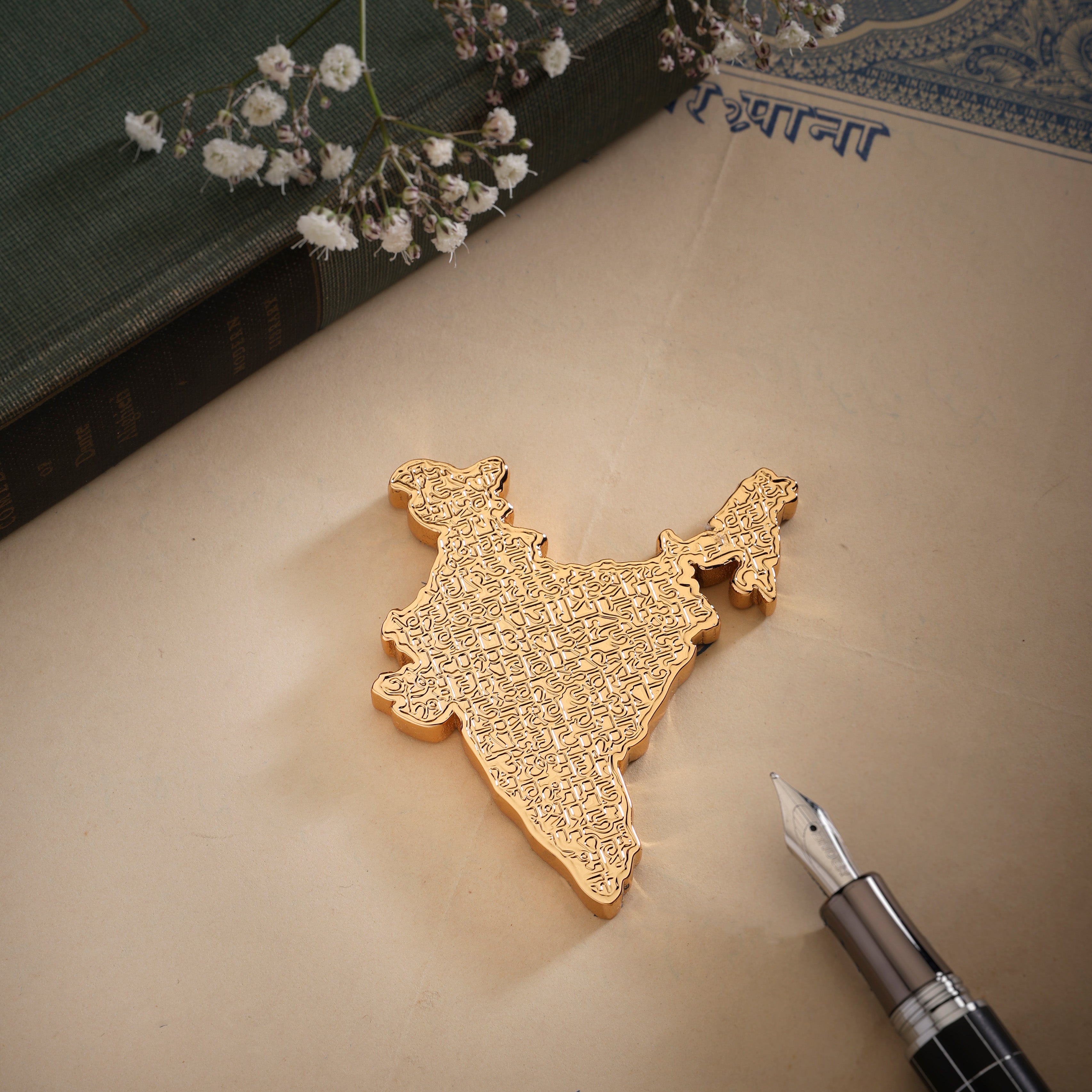 Paperweight - India Map