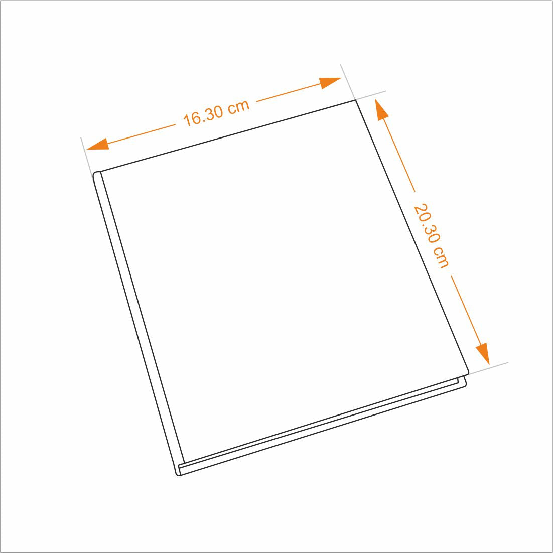 Journal MK Gandhi - Handprinted by Silkscreen