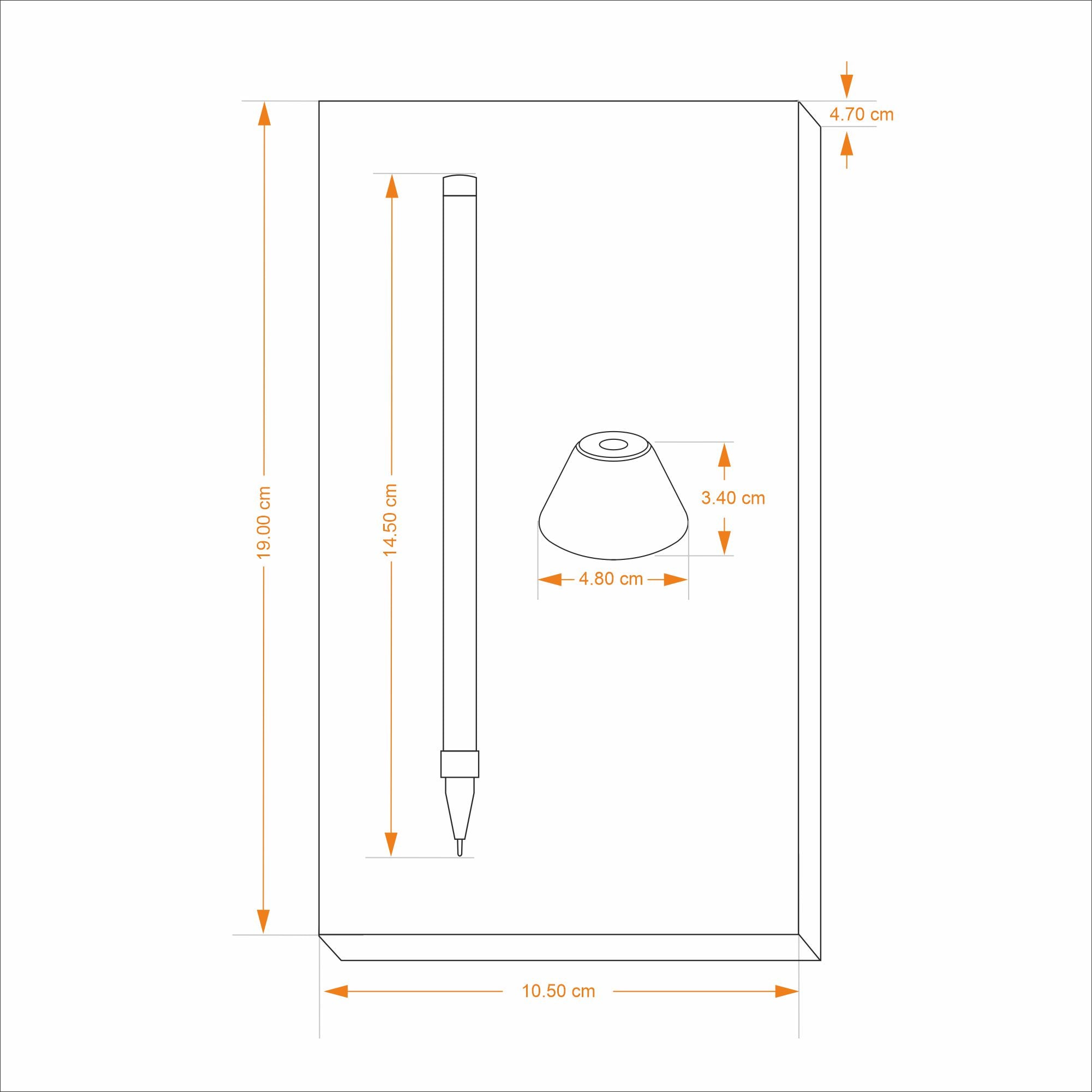 Imperial Brass Pen & Stand - Goldplated | Anand Prakash