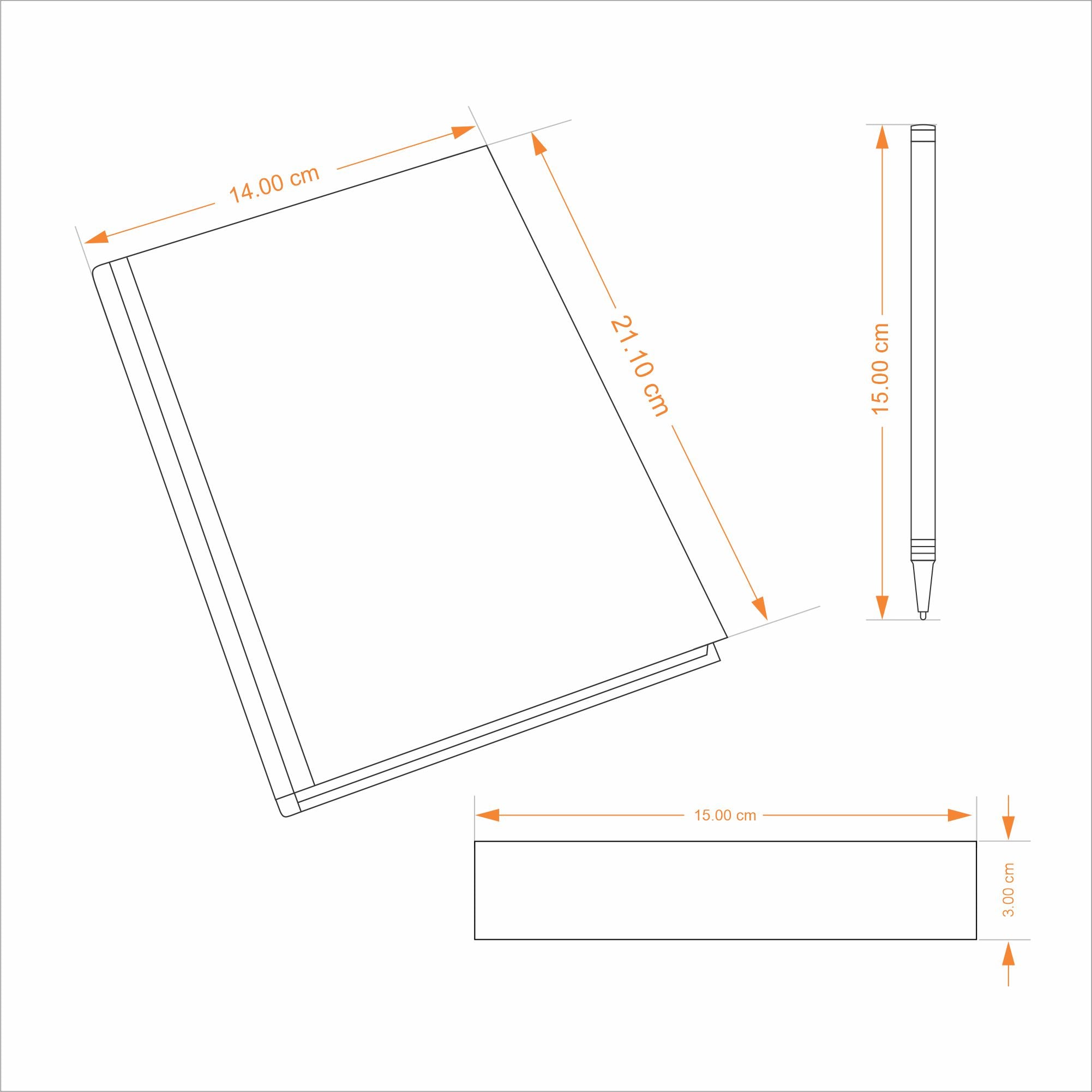 Journal Luxe Silk Scale & Pen Set