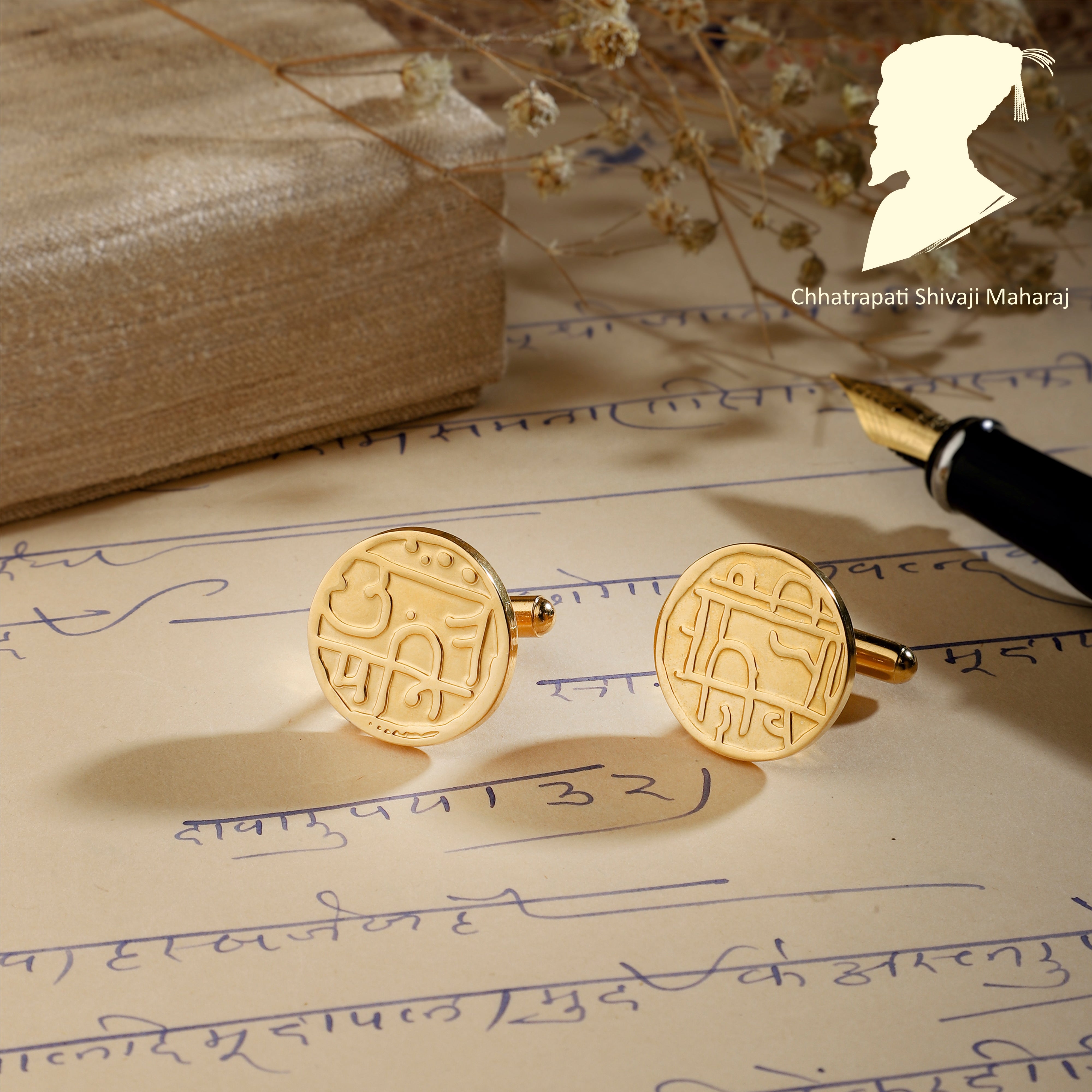 Cufflinks - Chhatrapati Shivaji Maharaj - Hon Coin | Anand Prakash