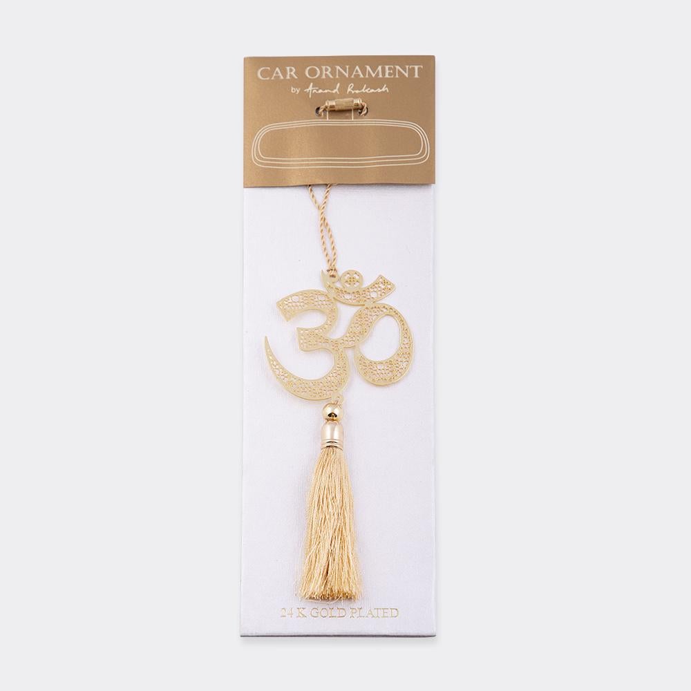 Car Hanging - Om Goldplated