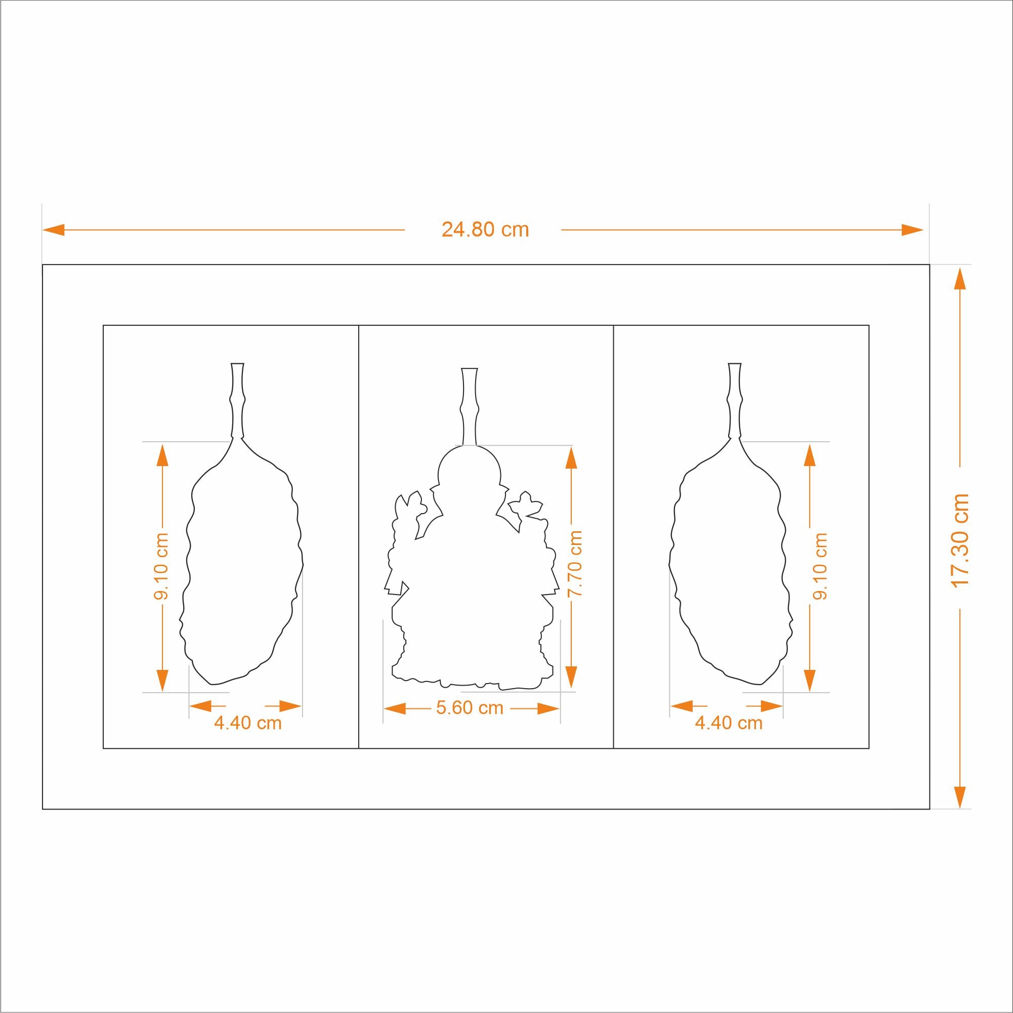 Decorative Door Hanging - Layered Brass And Silk - Peacock Blue | Anand Prakash