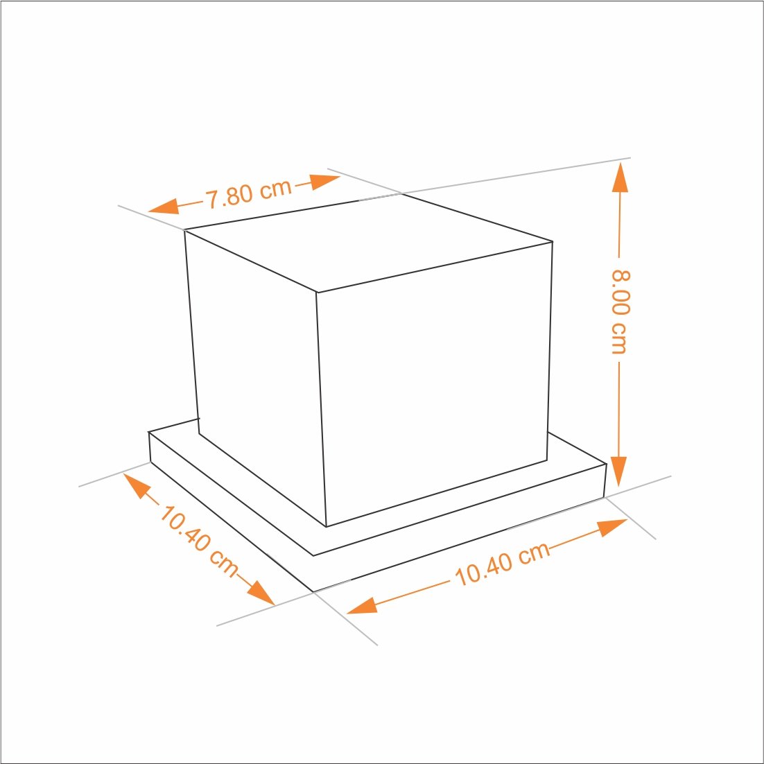 Square Lines Tea Light Holder - Teak & Brass | Anand Prakash