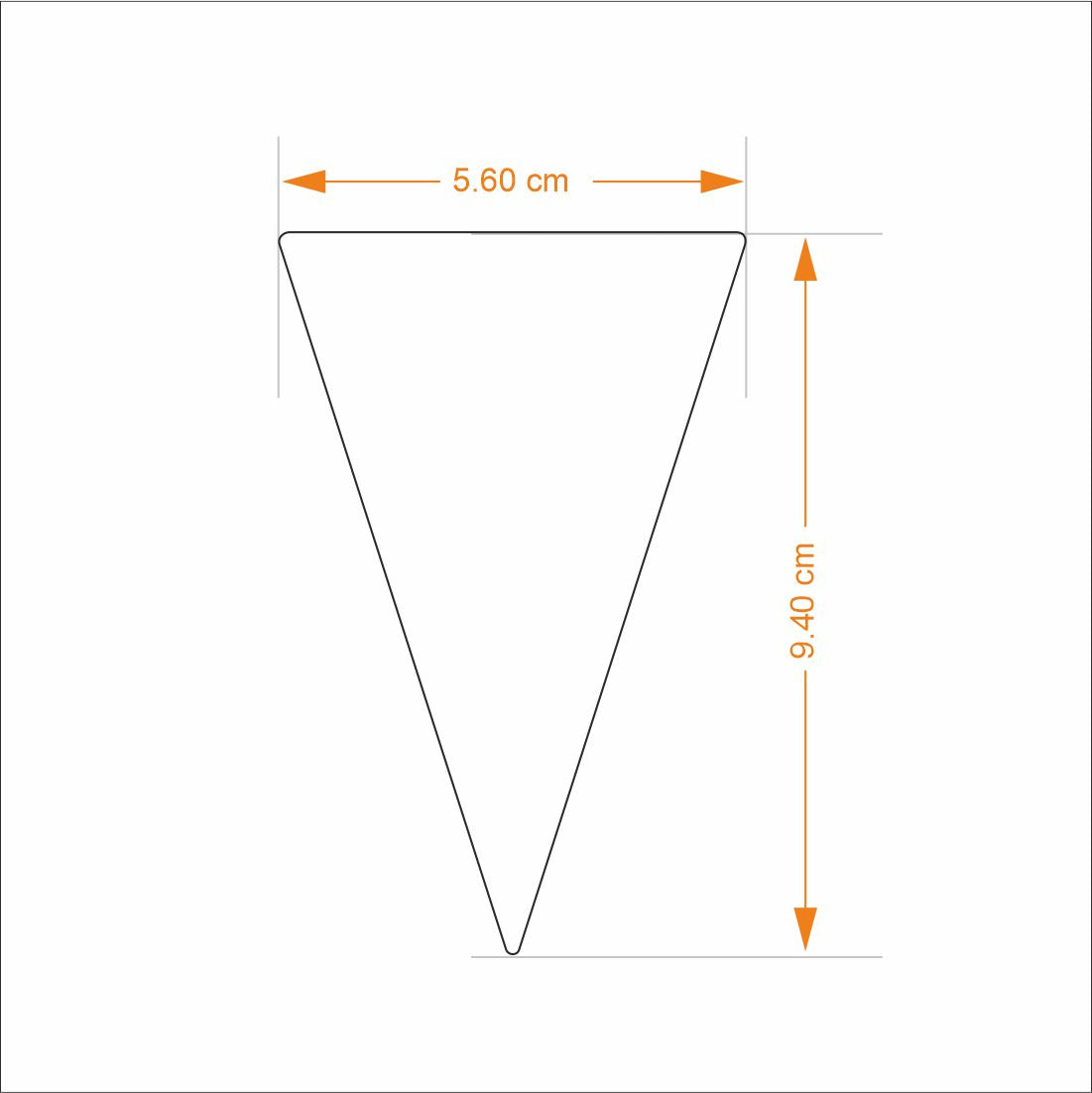 Decorative Door Hanging Triangle With Lines | Anand Prakash
