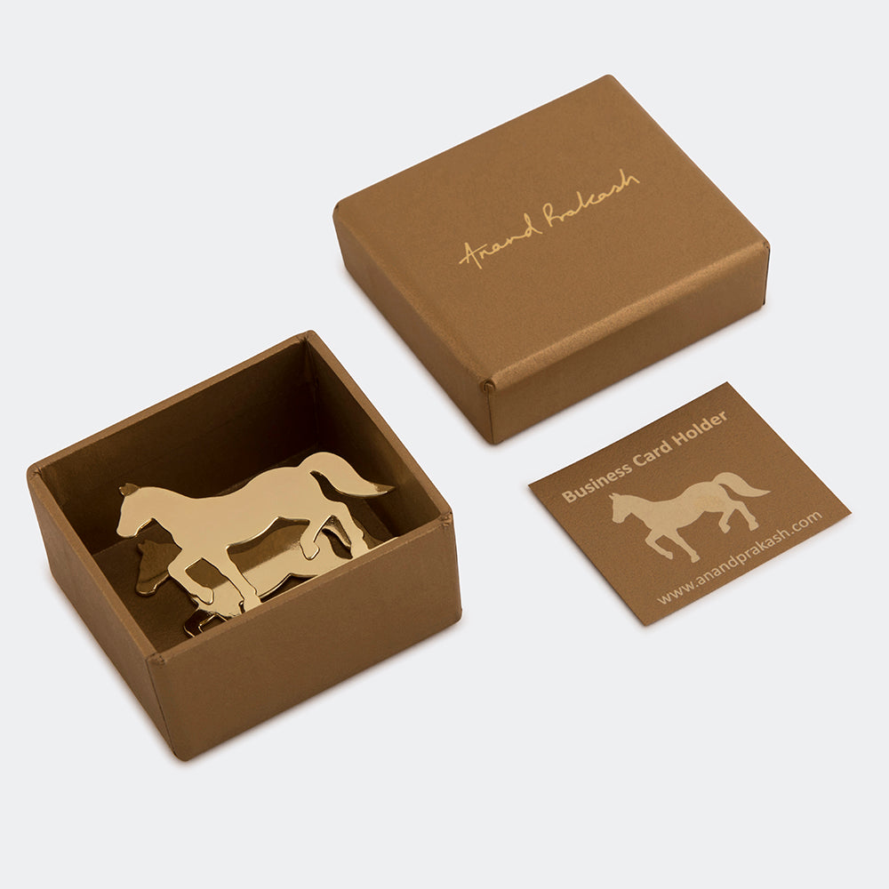 Business Card Holder Horse | Anand Prakash