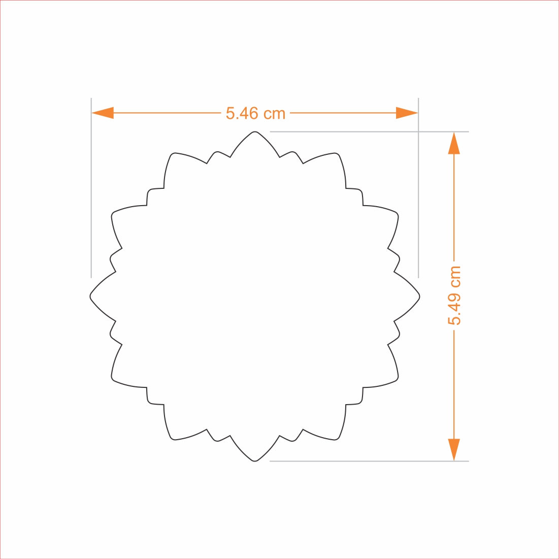 Bookmark Geometric Flower | Anand Prakash