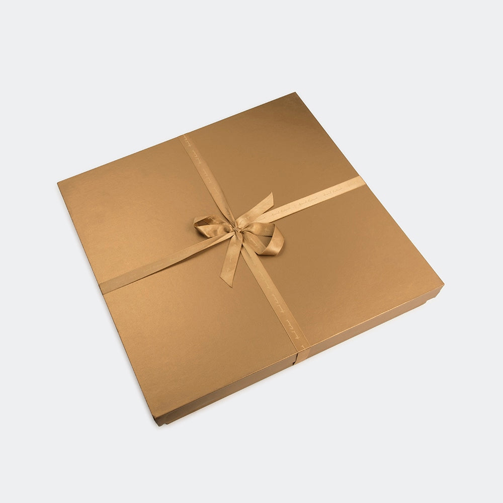 Wall Clock Goldplated Scriptum