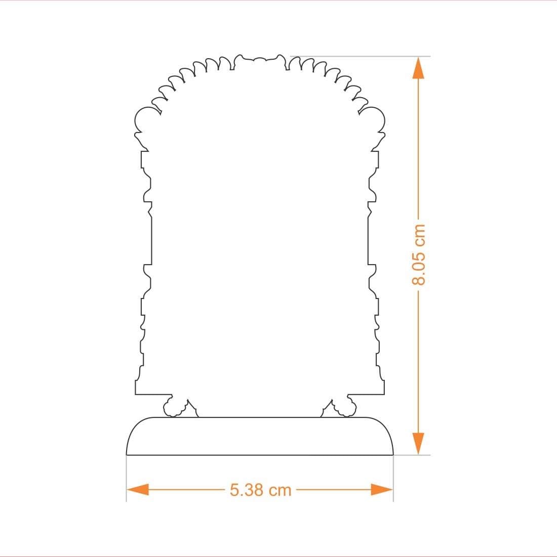 Car Dashboard Stand Goldplated - Sri Balaji