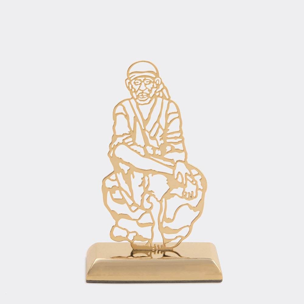 Car Dashboard Stand Goldplated - Sri Sai | Anand Prakash